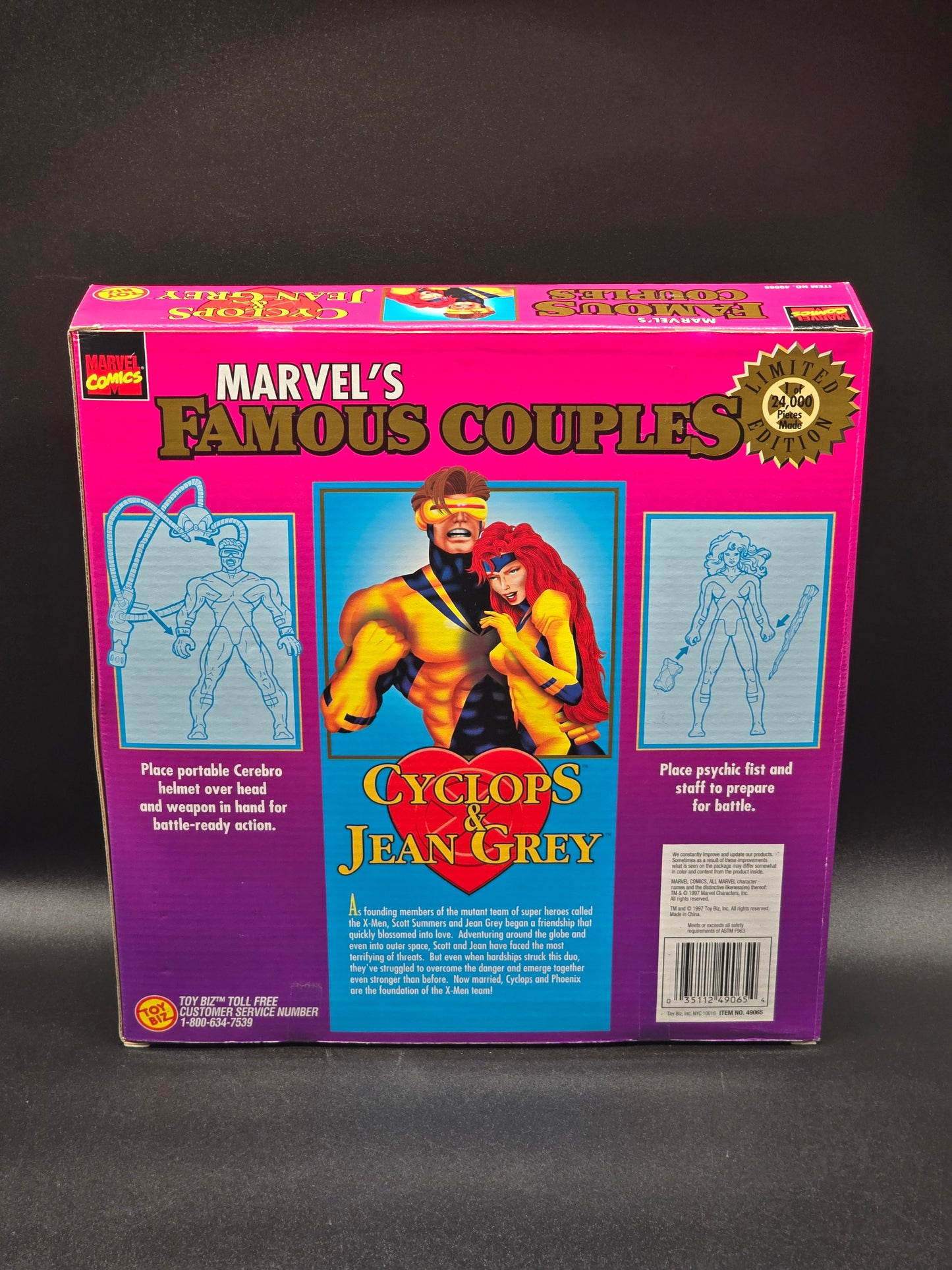 Marvel's Famous Couples Cyclops and Jean Grey Limited Edition 1997