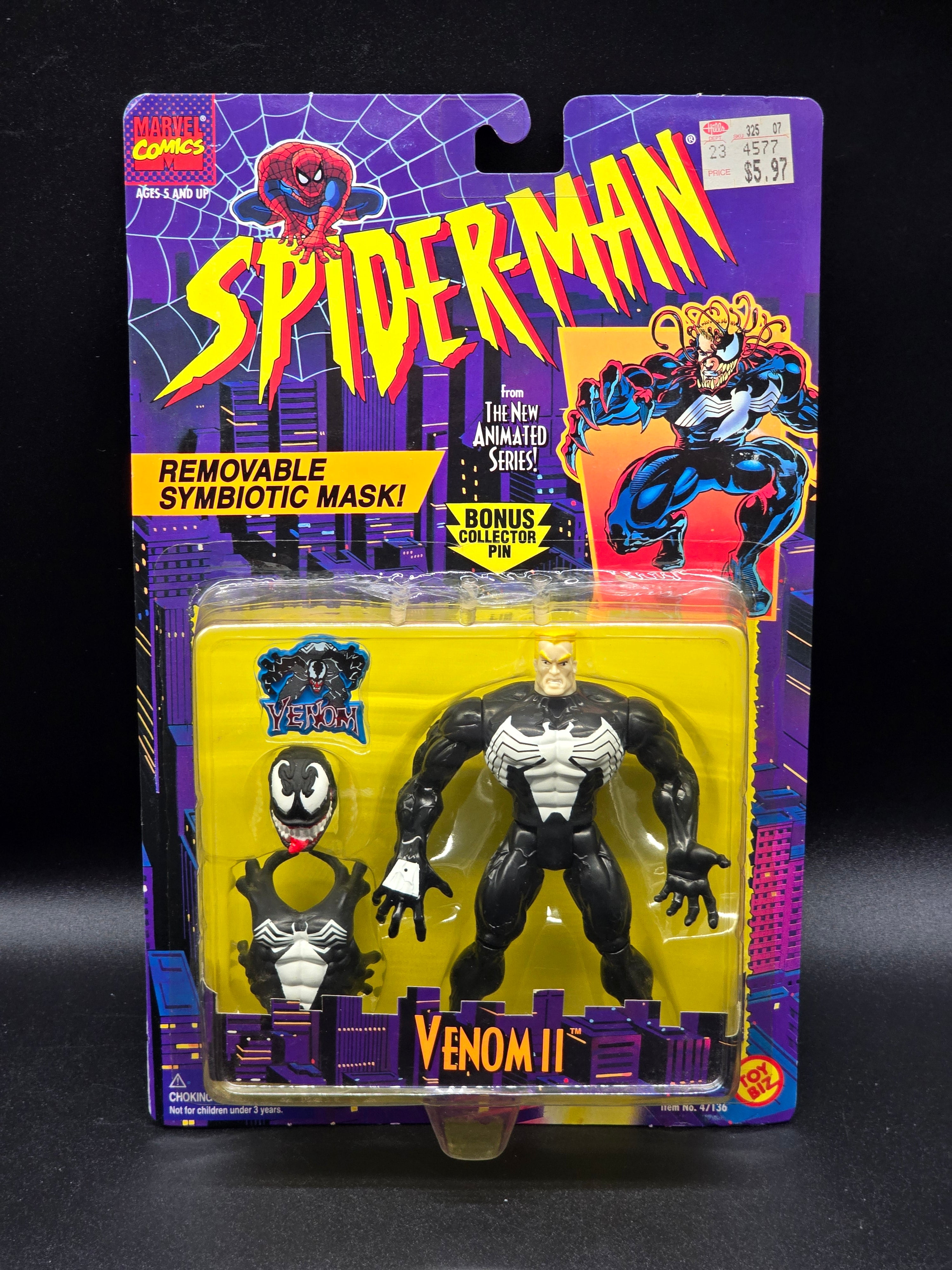 Venom II Spider-Man Animated series Toybiz 1995 – Uncanny Venom II Spider-Man Animated series Toybiz 1995 – Uncanny