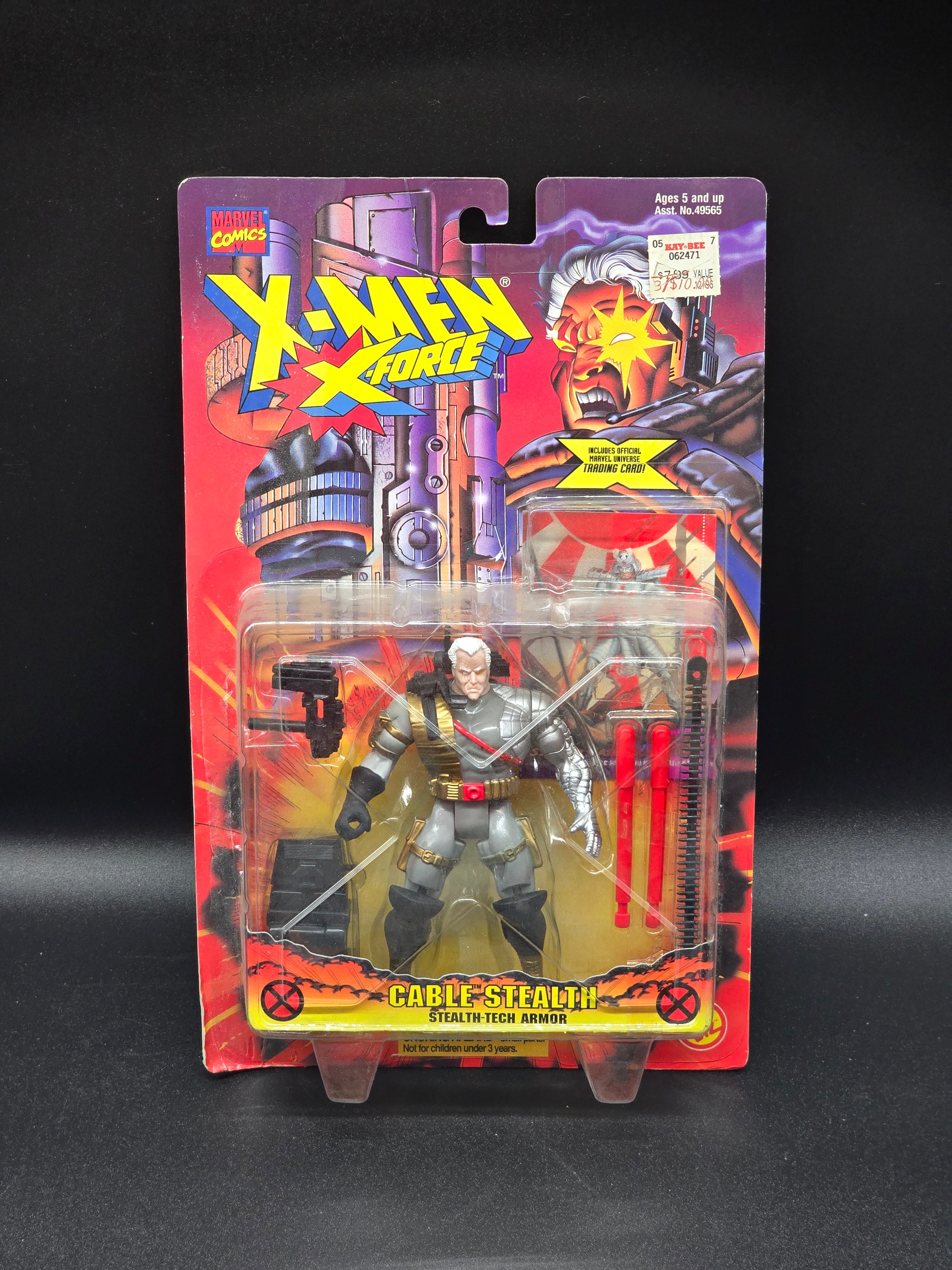 Cable Stealth X-Men: X-Force Action Figure Toybiz 1996