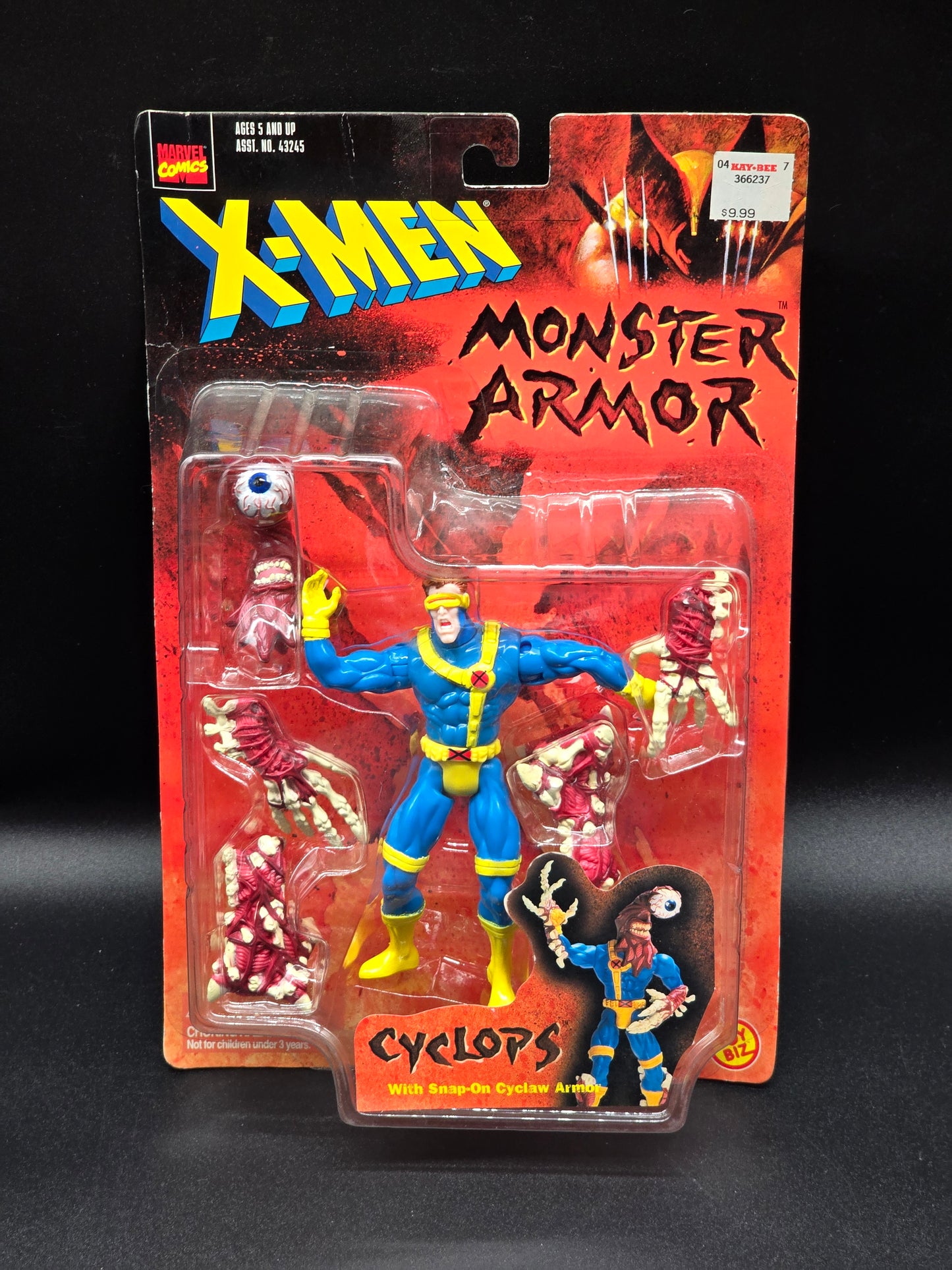 Cyclops X-Men: Monster Armor Series Action Figure Toybiz 1997