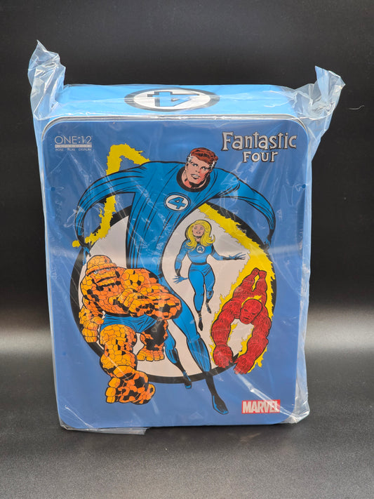 Fantastic Four Deluxe Steel Boxed Set Action Figure Set Marvel Mezco Toyz One:12 Collective