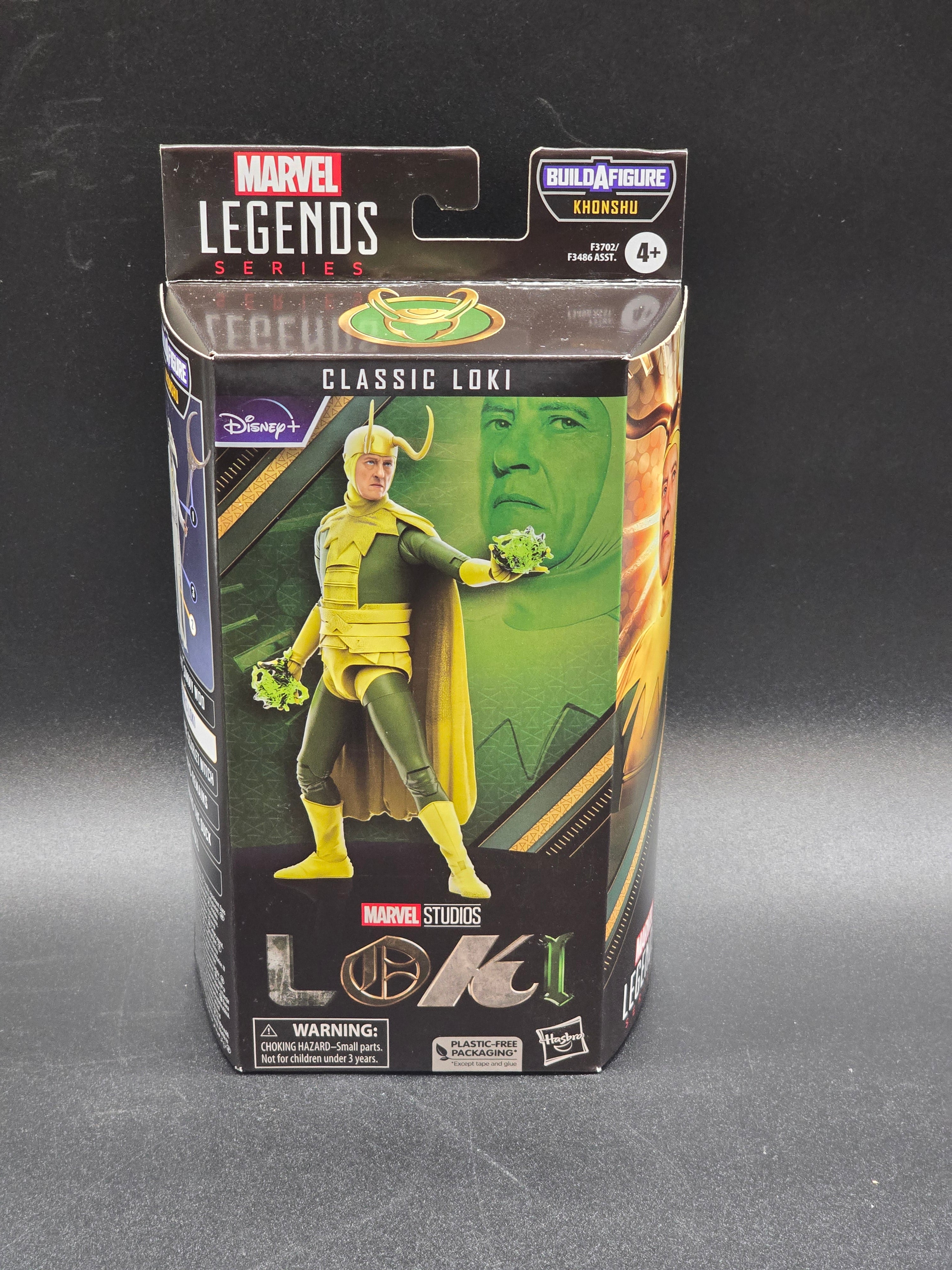 Classic Loki Marvel Legends BAF Khonshu Action Figure Hasbro 2022