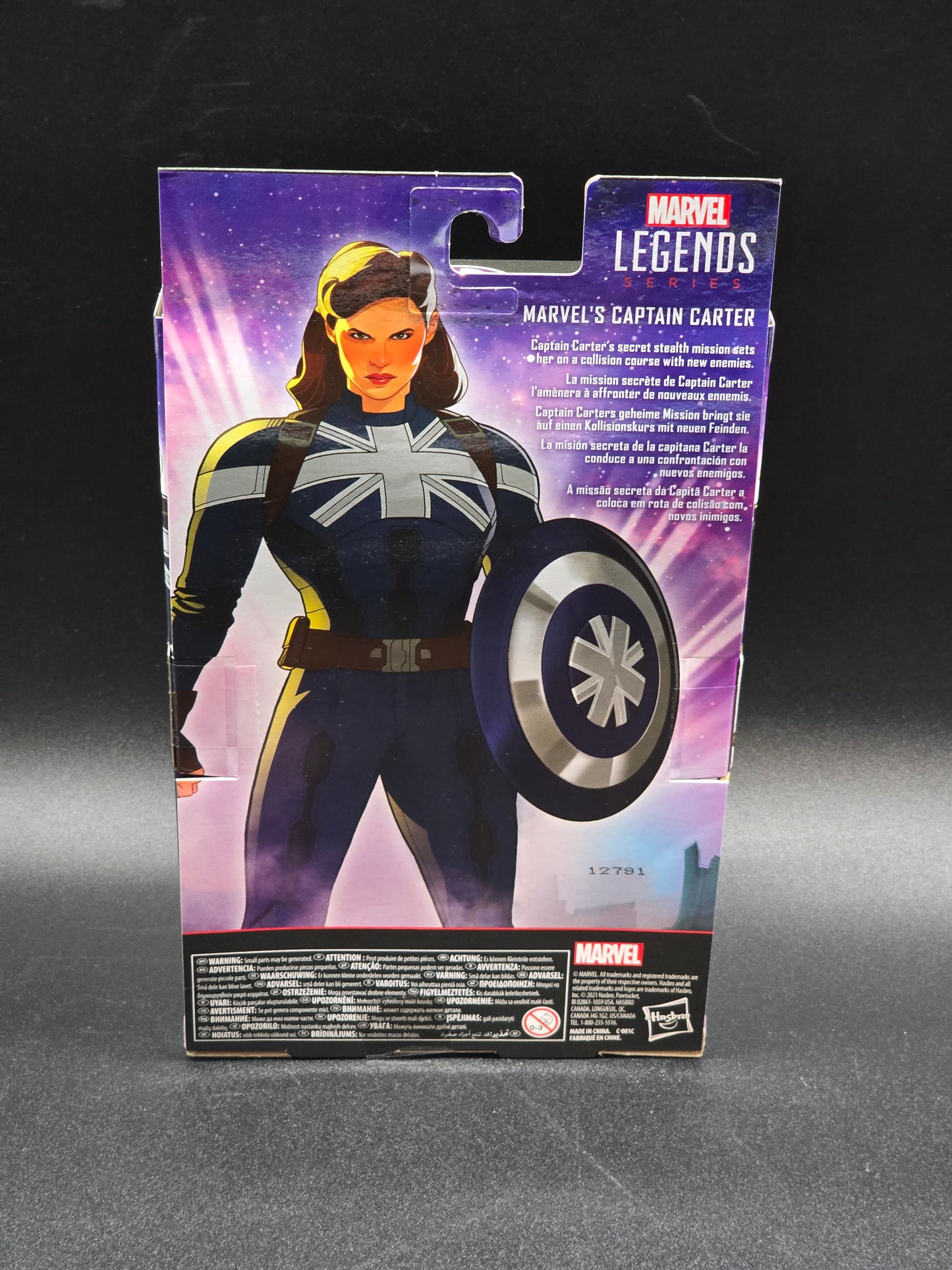 Captain Carter (Stealth Suit) What If? Marvel Legends Action Figure Hasbro 2021