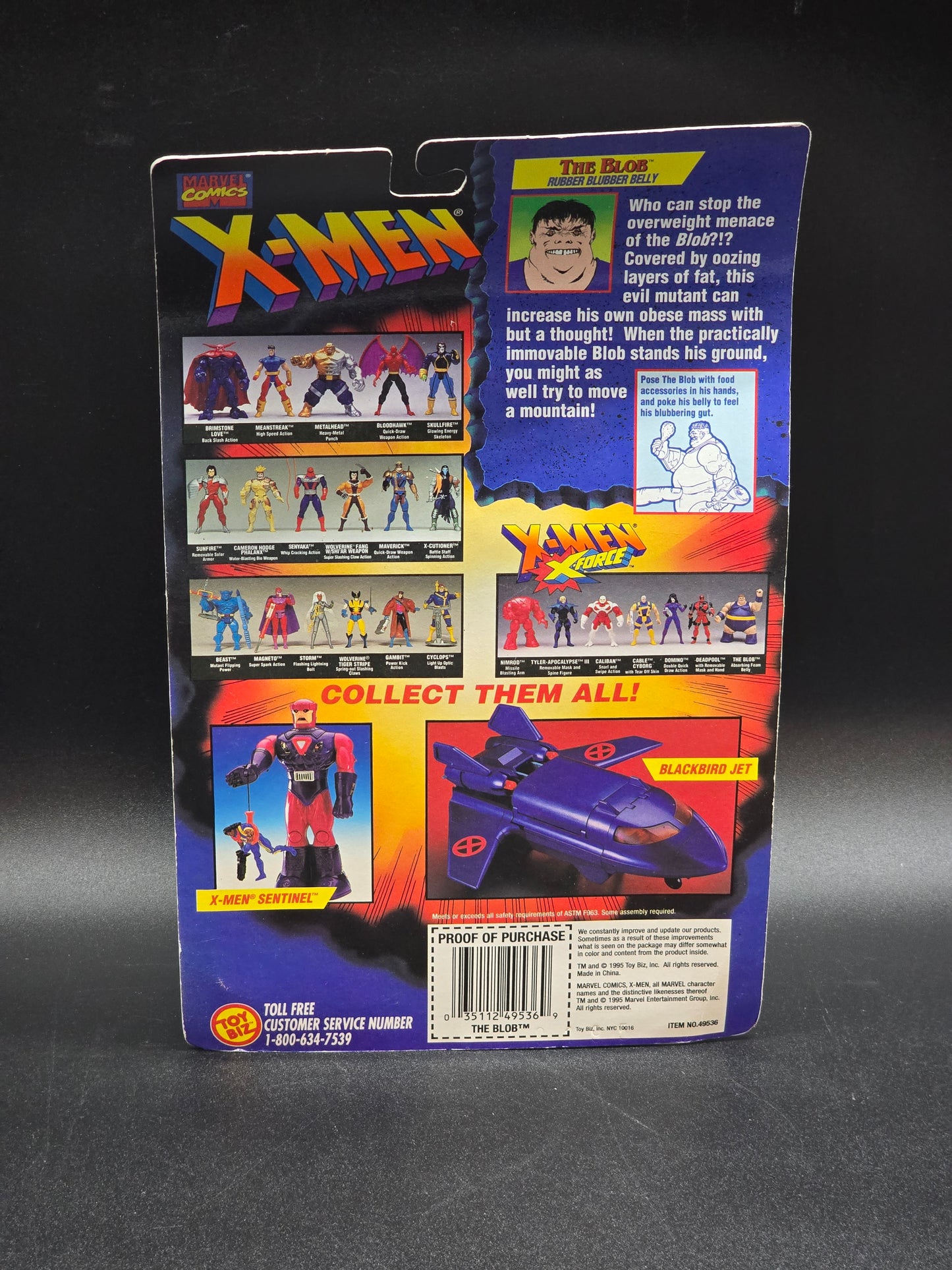 Blob X-Men: X-Force Action Figure Toybiz 1995