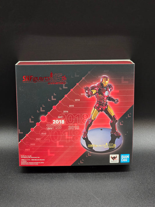Iron Man MK 4 Iron Man 2 15th Anniversary Version Action Figure Marvel Bandai S.H.Figuarts