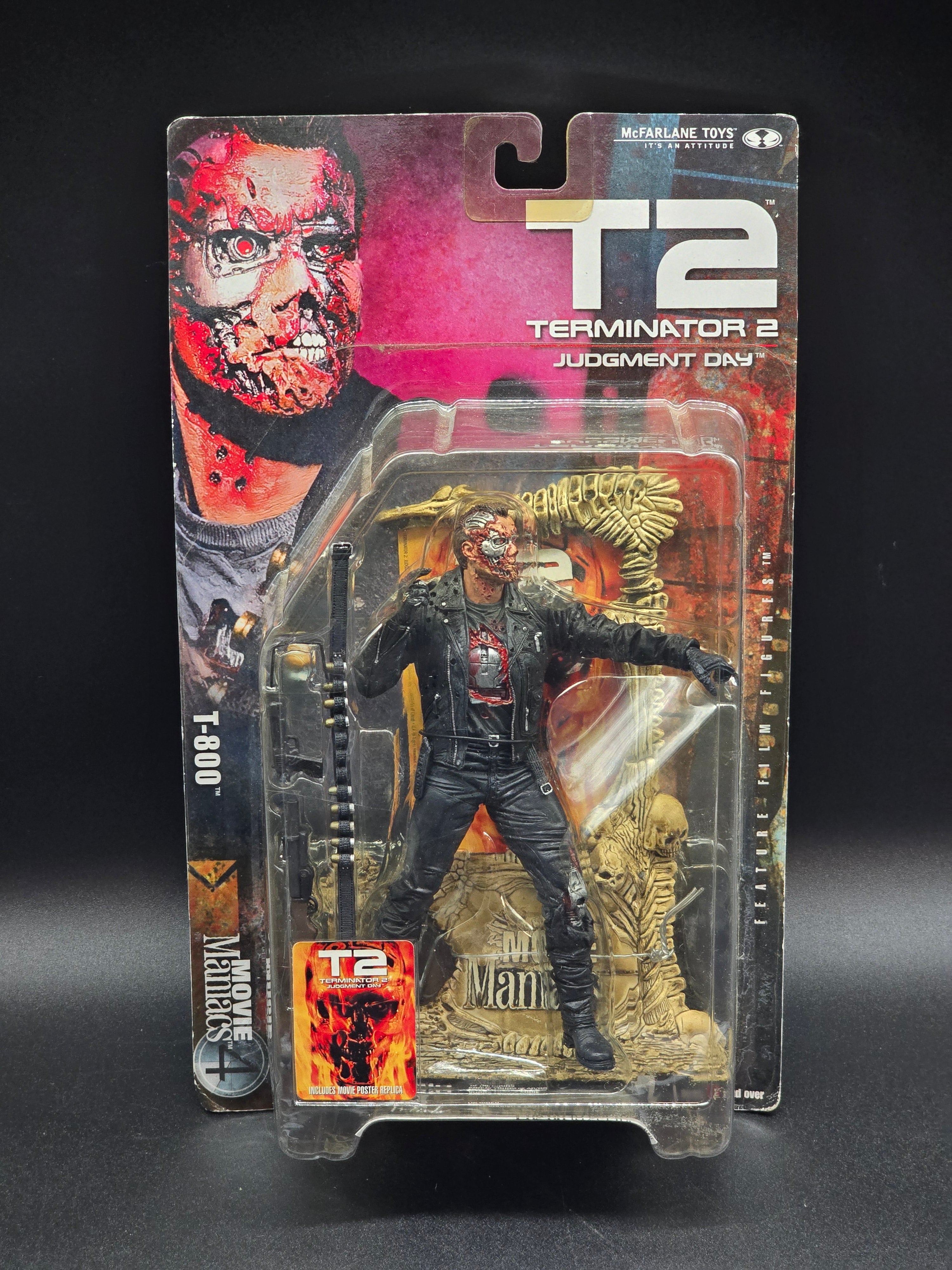 T-800, Terminator 2 Judgment Day McFarlane Movie Maniacs series 4, 2001