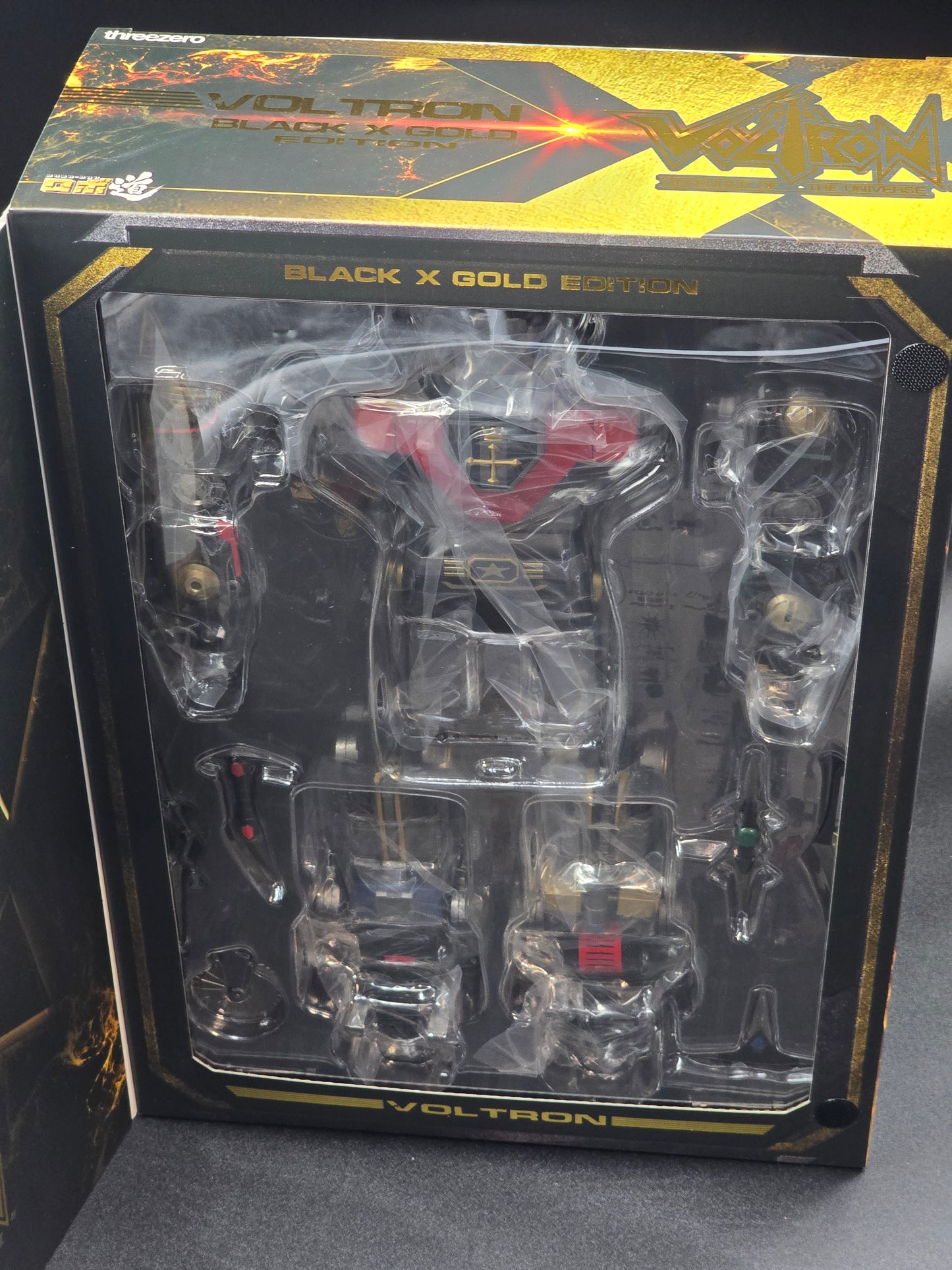 Voltron Black and Gold Edition Robo-DOU Action Figure - EE Exclusive