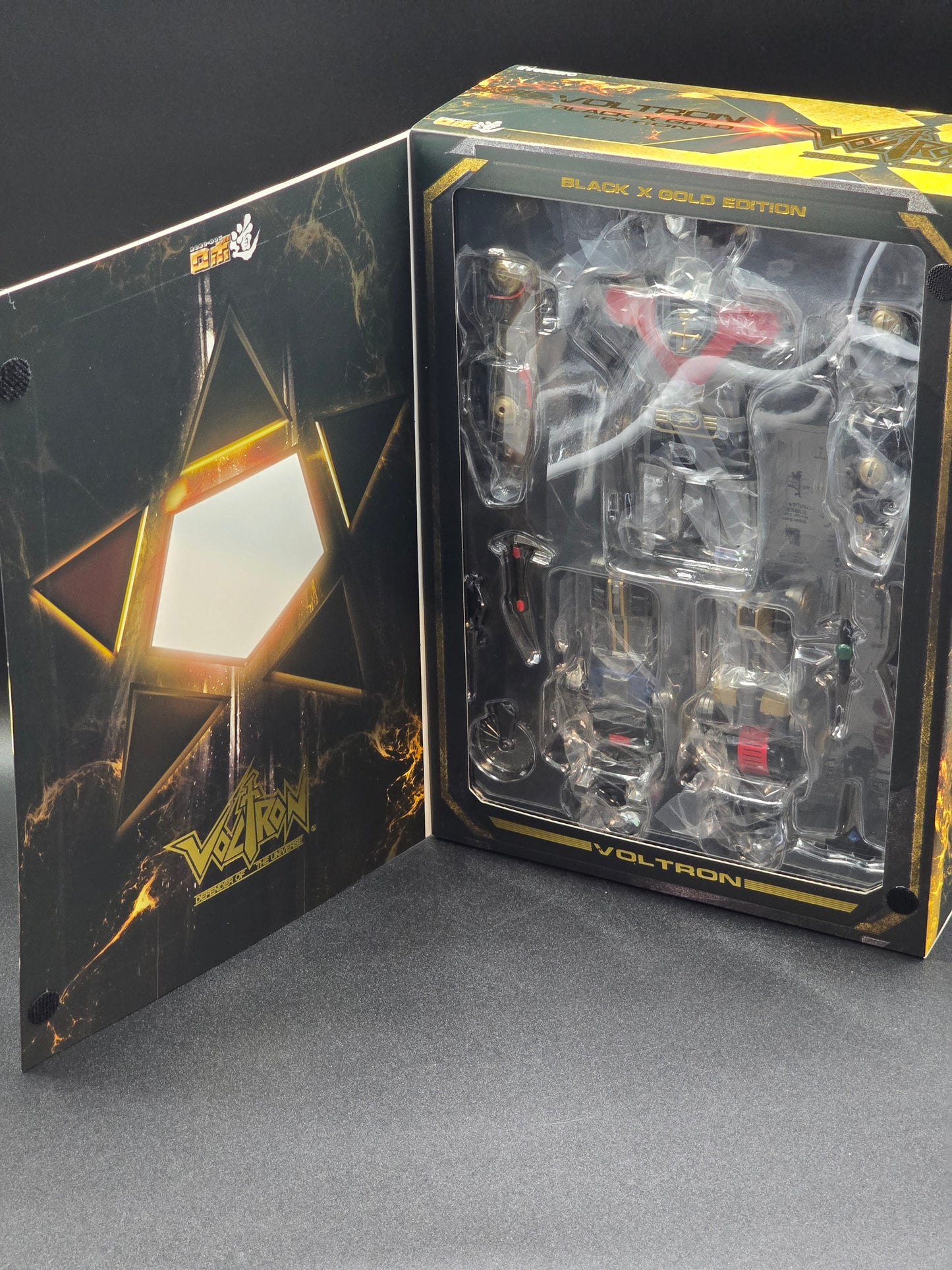 Voltron Black and Gold Edition Robo-DOU Action Figure - EE Exclusive