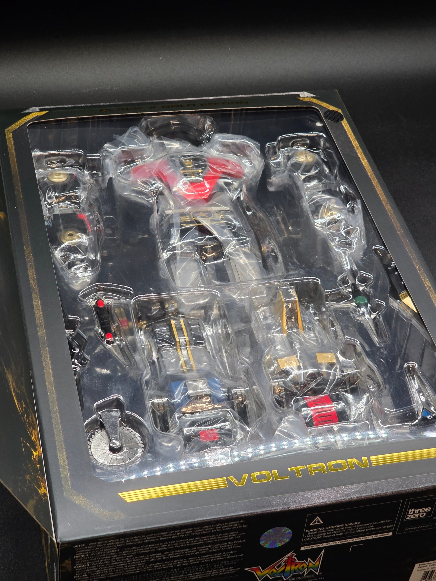 Voltron Black and Gold Edition Robo-DOU Action Figure - EE Exclusive