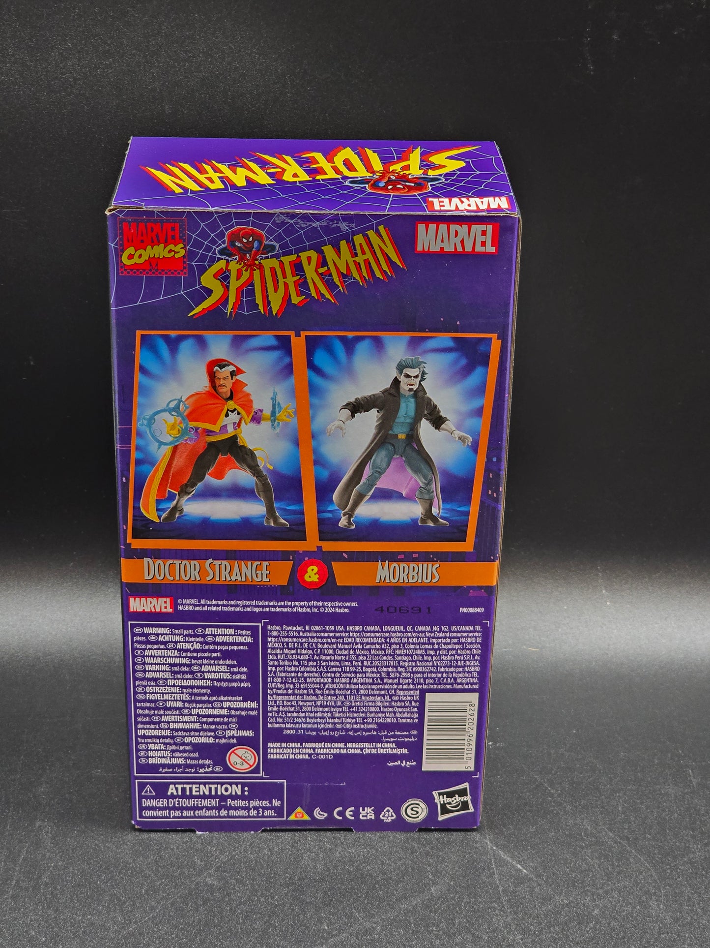 Doctor Strange & Morbius Hasbro Marvel Legends VHS Spider-Man Animated Series Retro Figure Set 2024