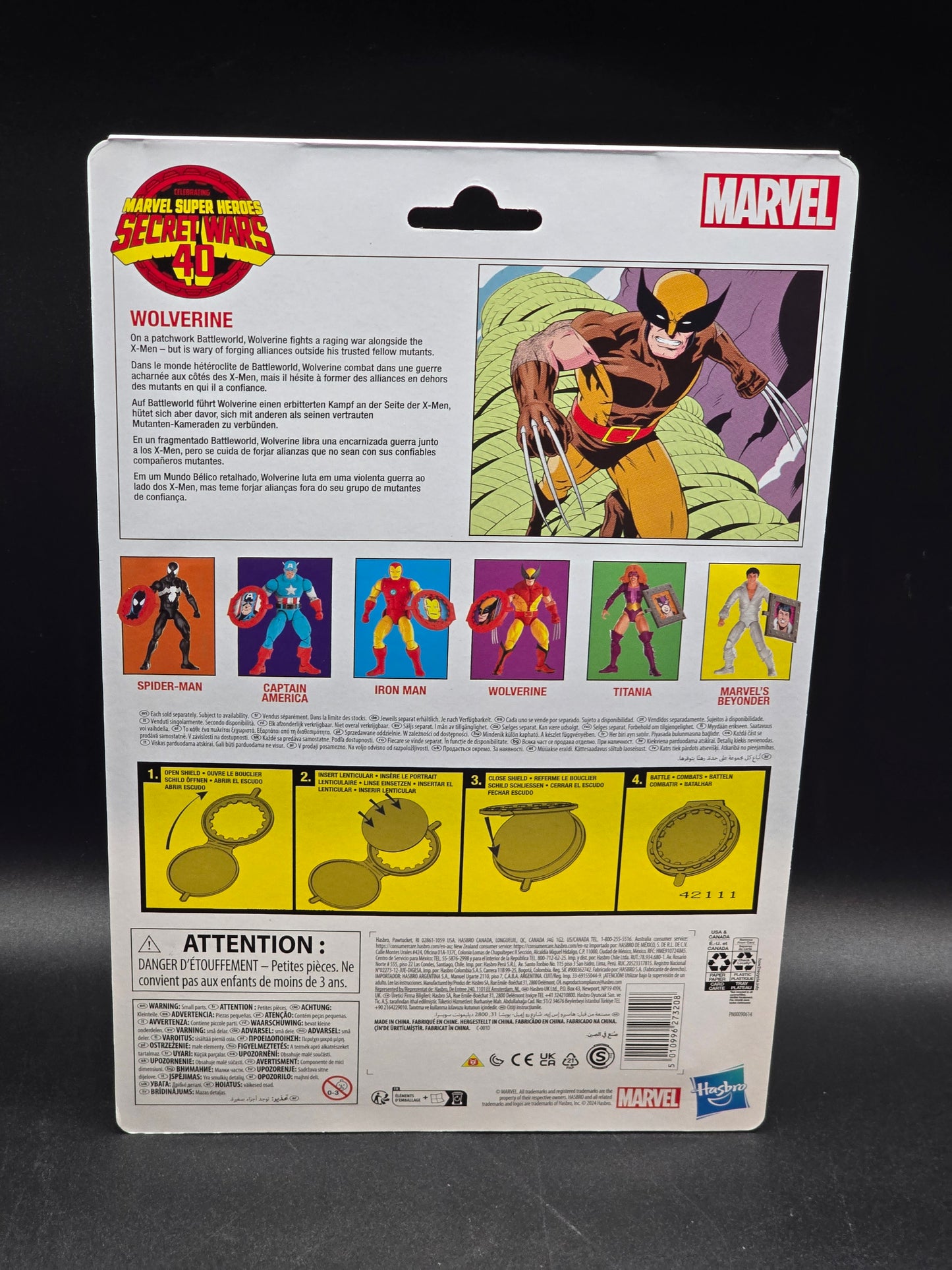 Wolverine Marvel Legends Secret Wars 2024