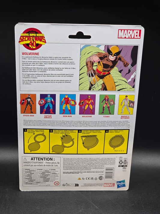 Wolverine Marvel Legends Secret Wars Action Figure Hasbro 2024