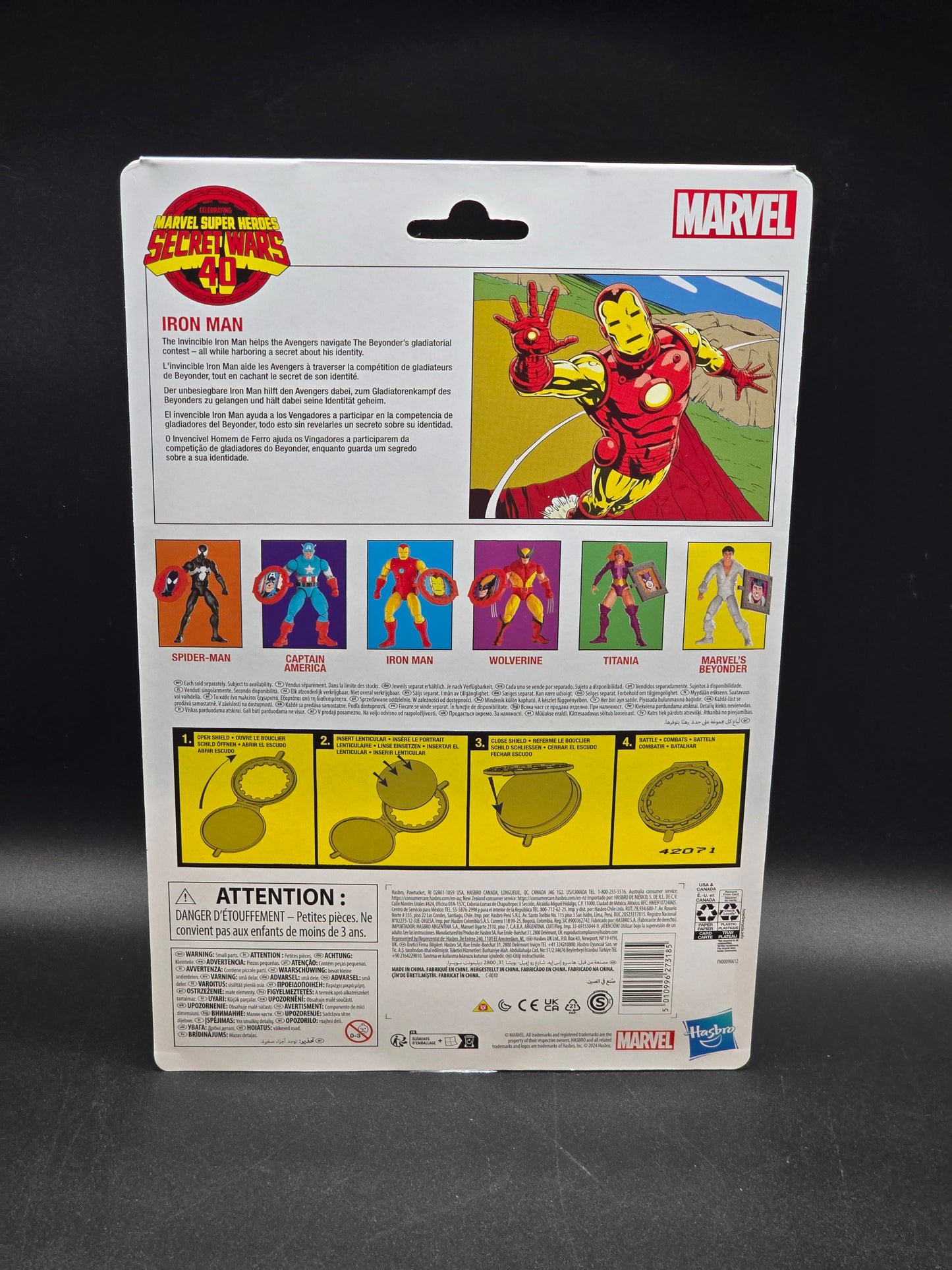 Iron Man Marvel Legends Secret Wars 2024