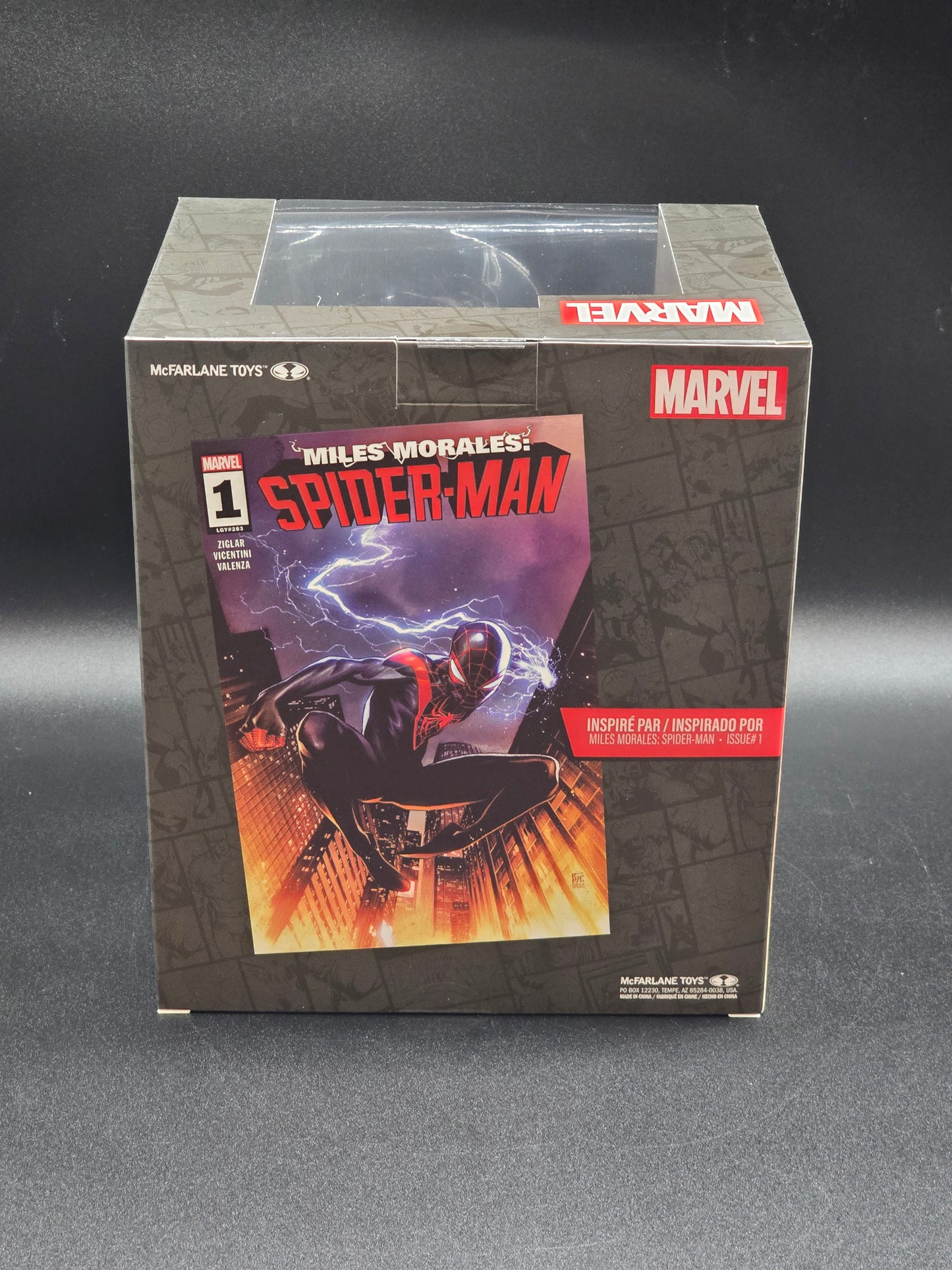 Spider-Man Miles Morales 1:10 McFarlane Marvel Posed Figure Scene Mile Morales: Spider-Man Issue# 1