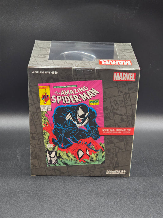 Venom 1:10 McFarlane Marvel Posed Figure Scene The Amazing Spider-Man #316