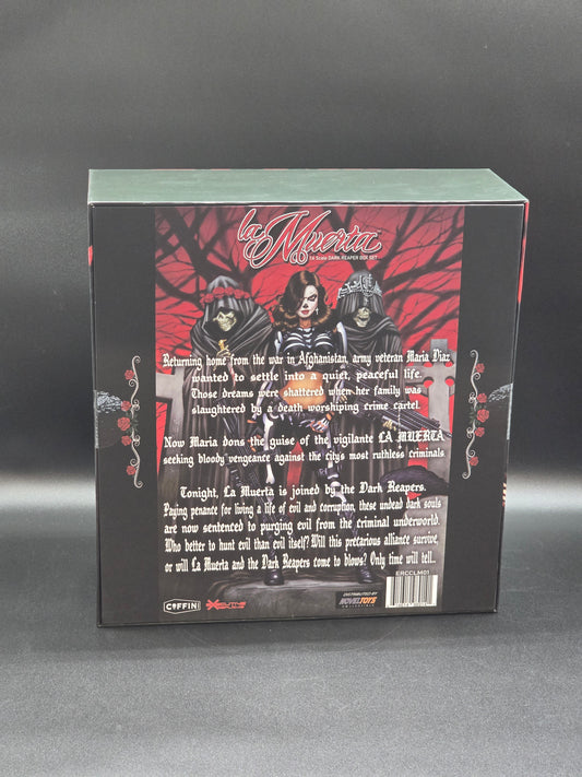 La Muerta Dark Reaper 1:6 Scale Super Deluxe Killer Action Figure Set Coffin Comics Executive Replicas 2024