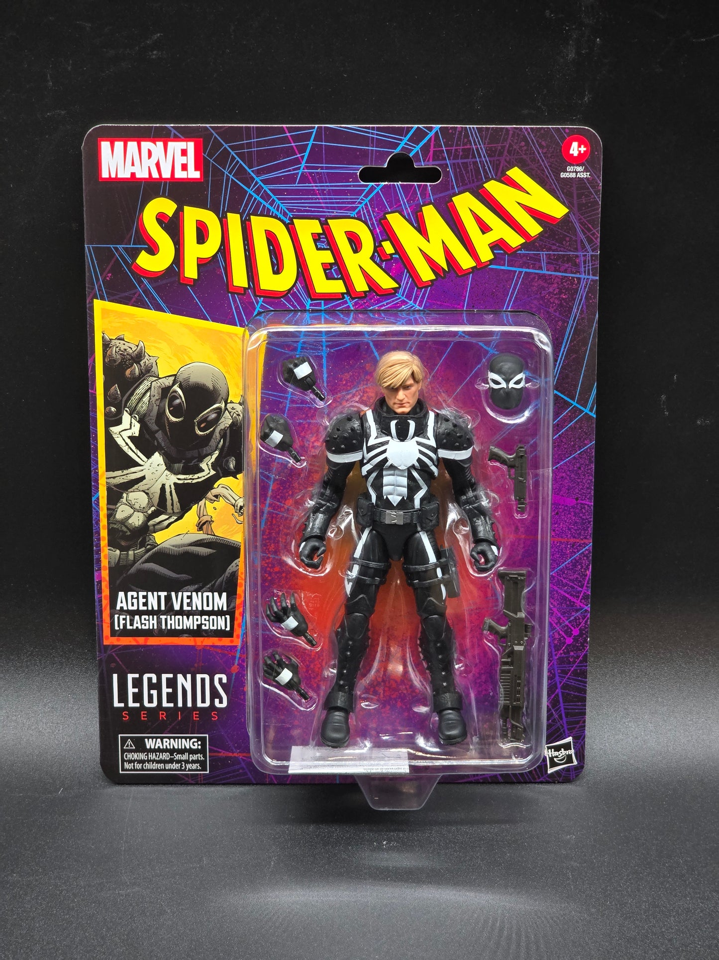 Agent Venom (Flash Thompson) Hasbro Marvel Legends Spider-Man Retro Figure 2025