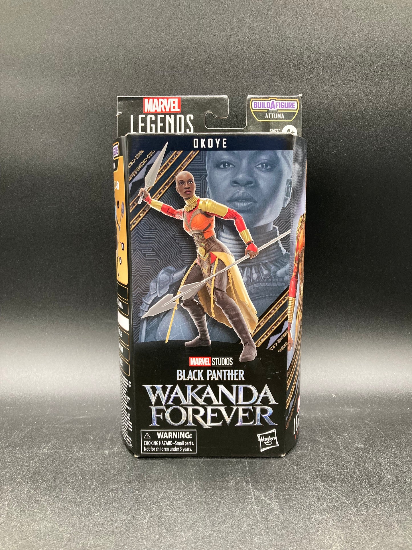 Okoye Hasbro Marvel Legends Black Panther Wakanda Forever Figure Attuma BAF 2022