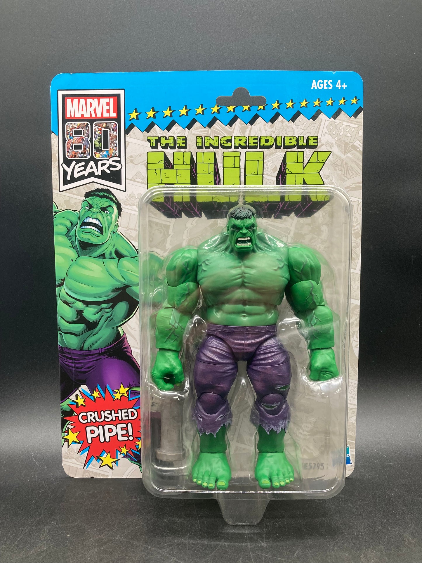 Incredible Hulk Hasbro Marvel Legends 80 Years SDCC Exclusive Retro Carded Limited Edition Figure 2018