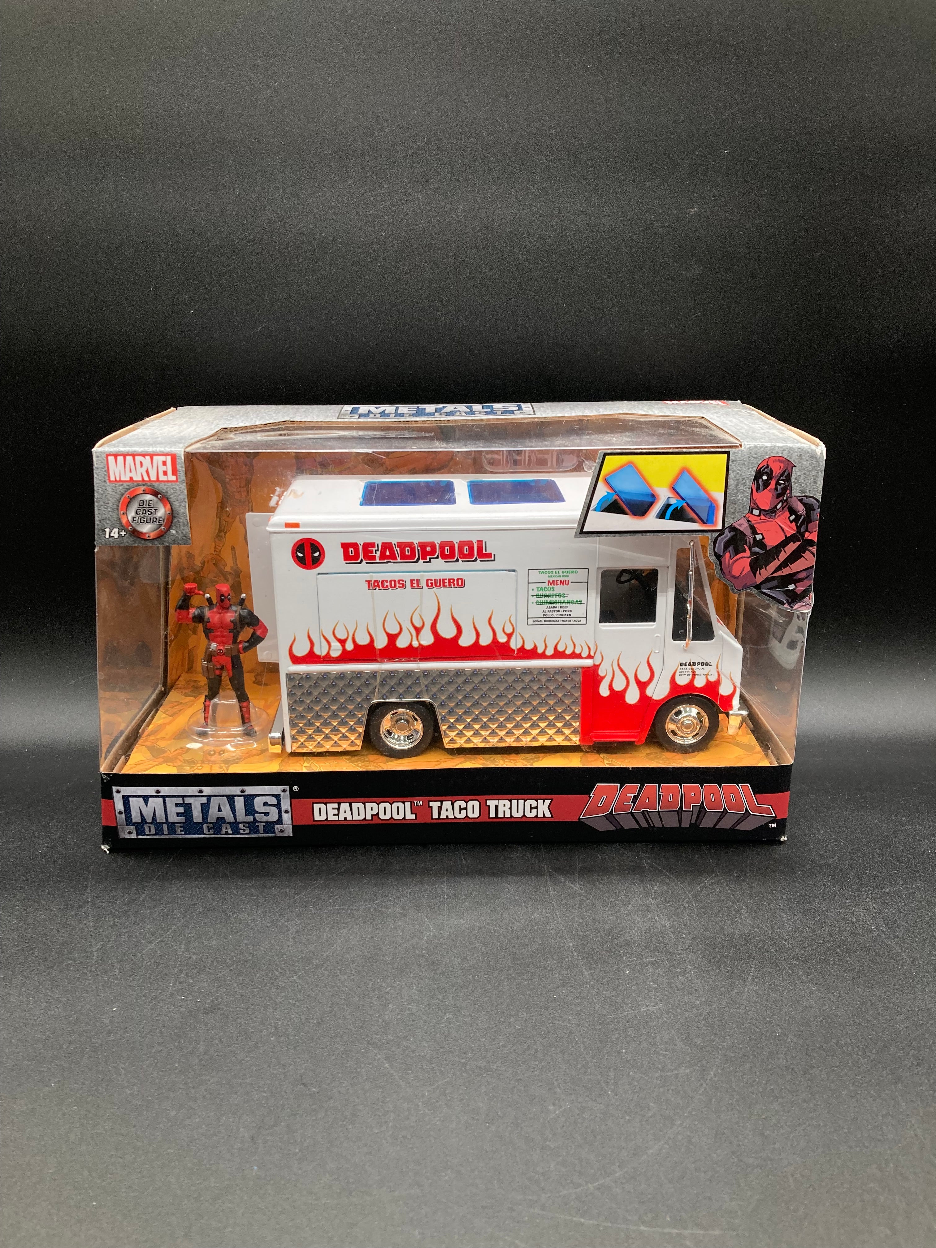 Deadpool Taco Truck JADA TOYS Metals Die Cast Figure & Vehicle Collectible Set 2018