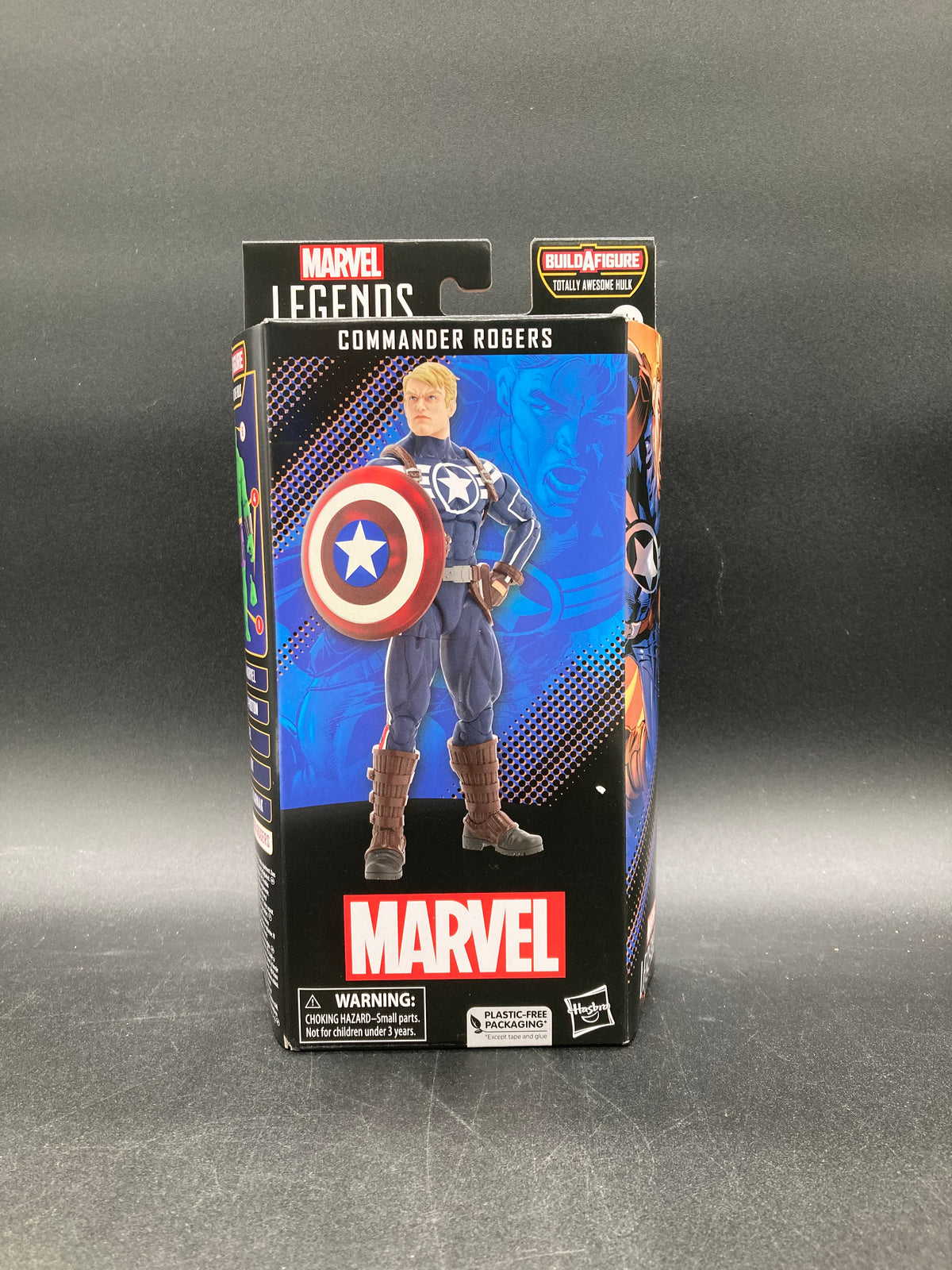 Commander Rogers Marvel Legends BAF Totally Awesome Hulk Action Figure Hasbro 2022