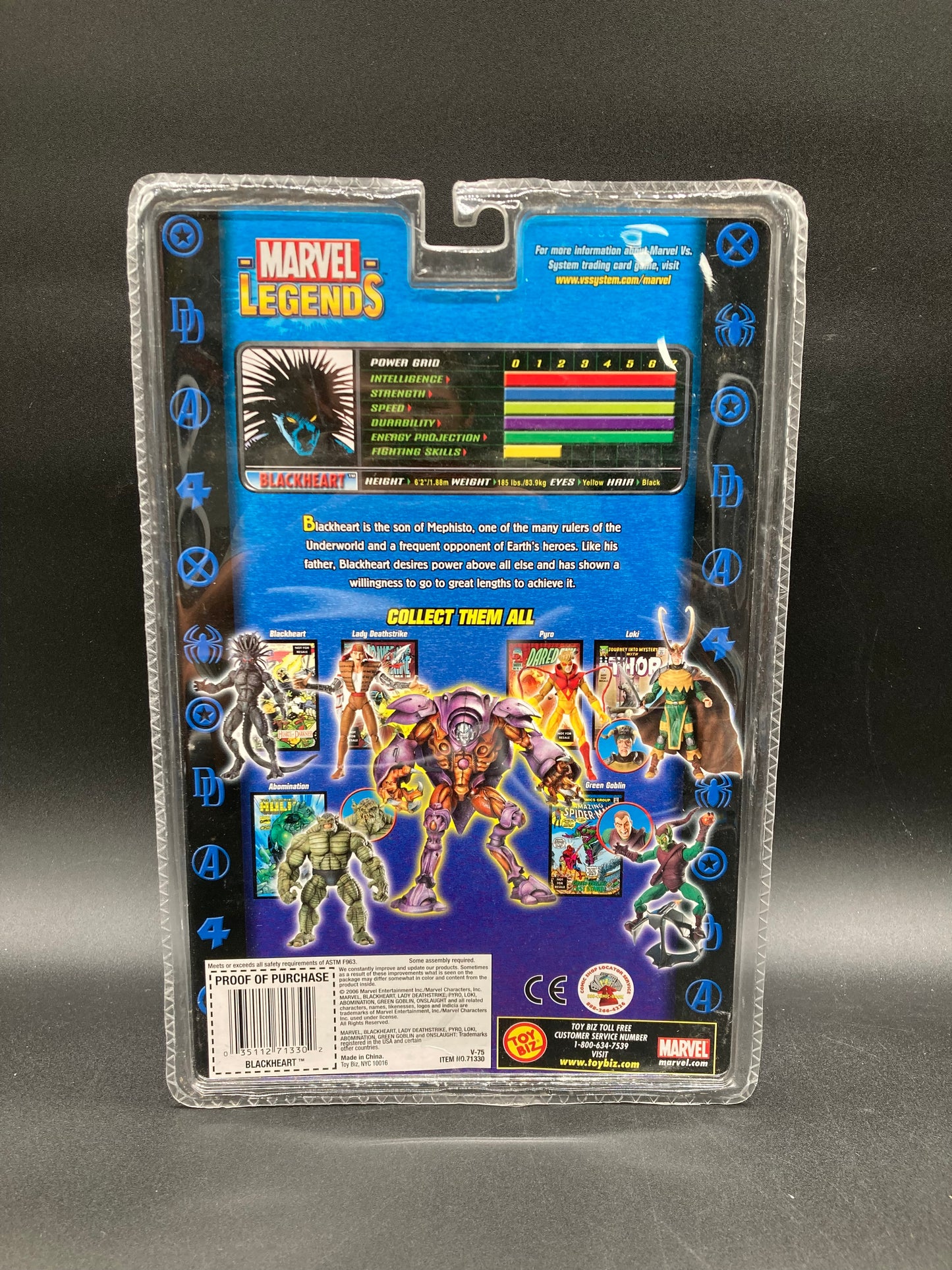 Blackheart Marvel Legends Onslaught Series Action Figure Toybiz 2006
