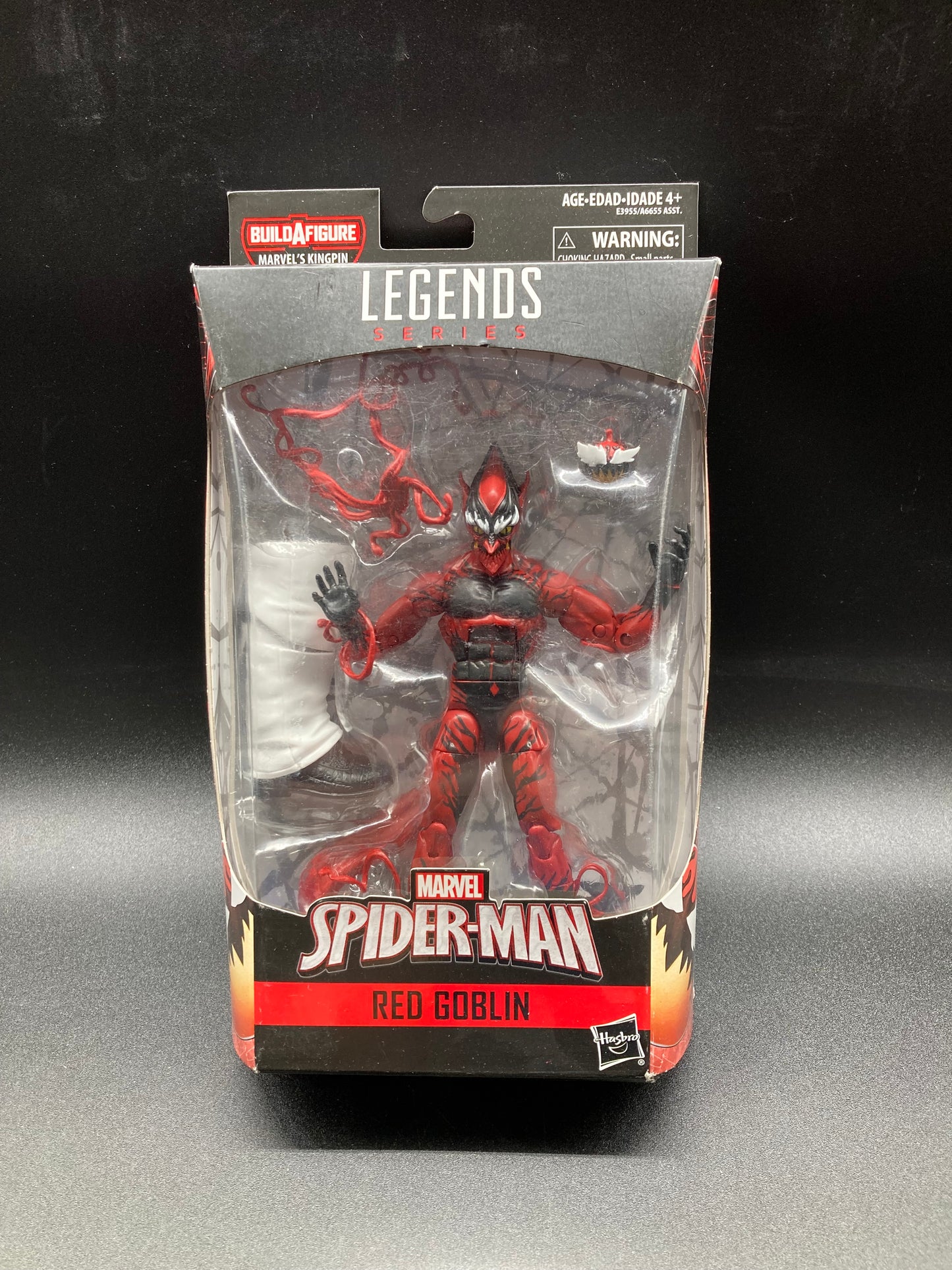 Red Goblin Hasbro Marvel Legends Spider-Man Figure Kingpin BAF 2018