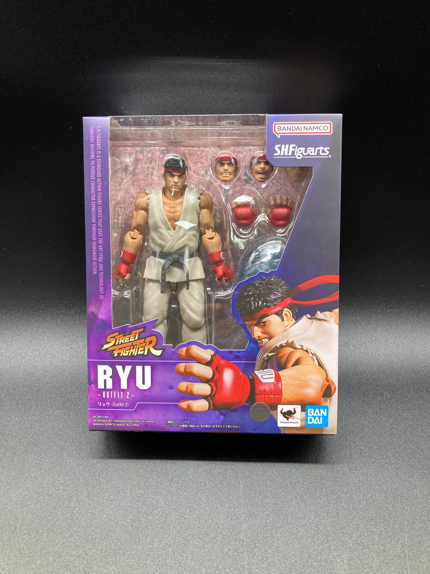 RYU (Outfit 2) S.H.Figuarts Bandai Capcom Street Fighter Figure