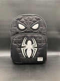 Loungefly Marvel Spider-Man Black & White Suit Quilted Figural Backpack