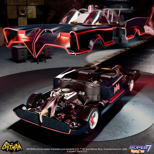 Batmobile Batman 1966 TV Series Super Cyborg SDCC Exclusive Vehicle Super7 2026