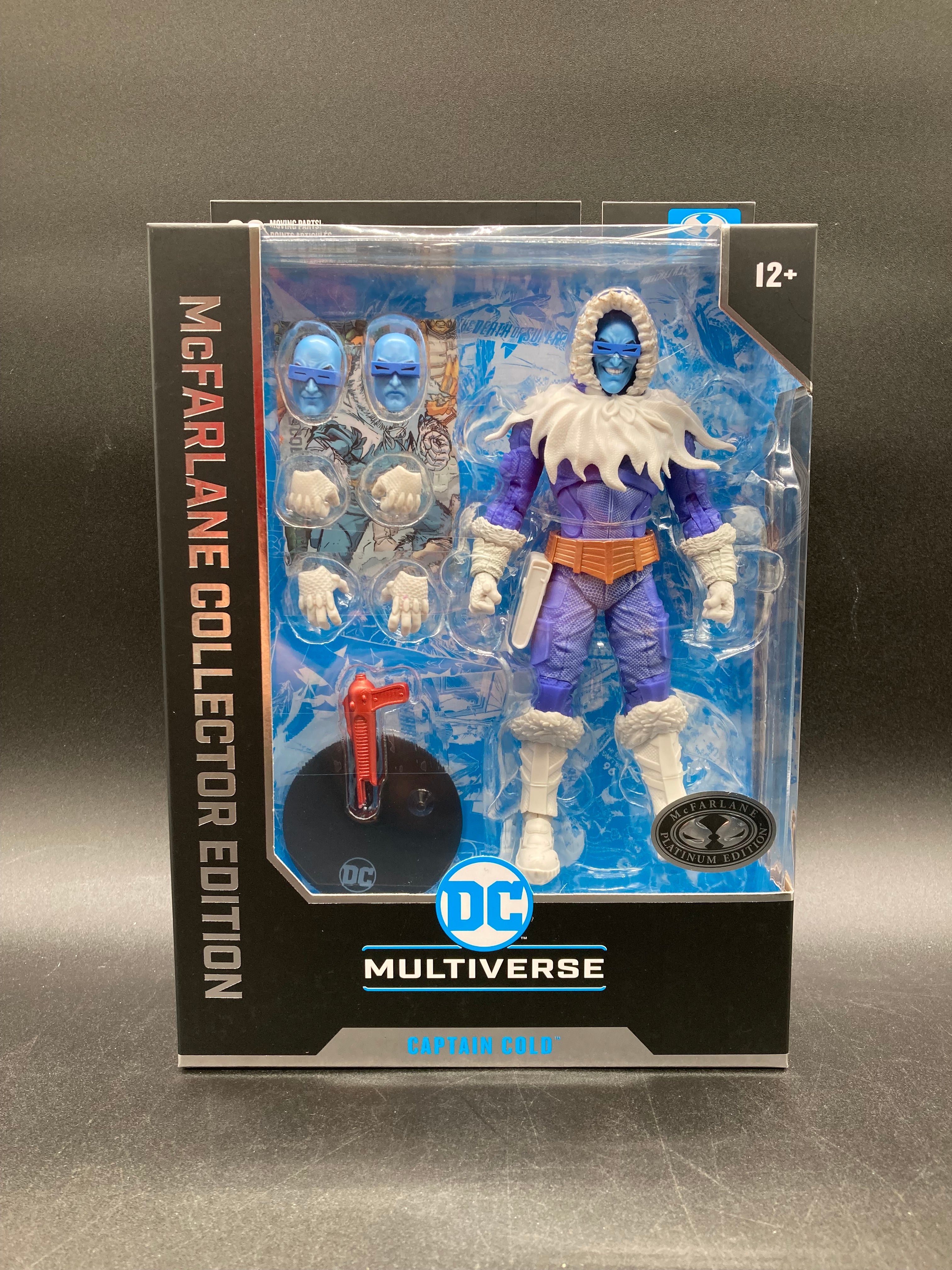 Captain Cold (Blue Variant) McFarlane Collector Edition DC Multiverse The Rogues Platinum Edition Figure 2025