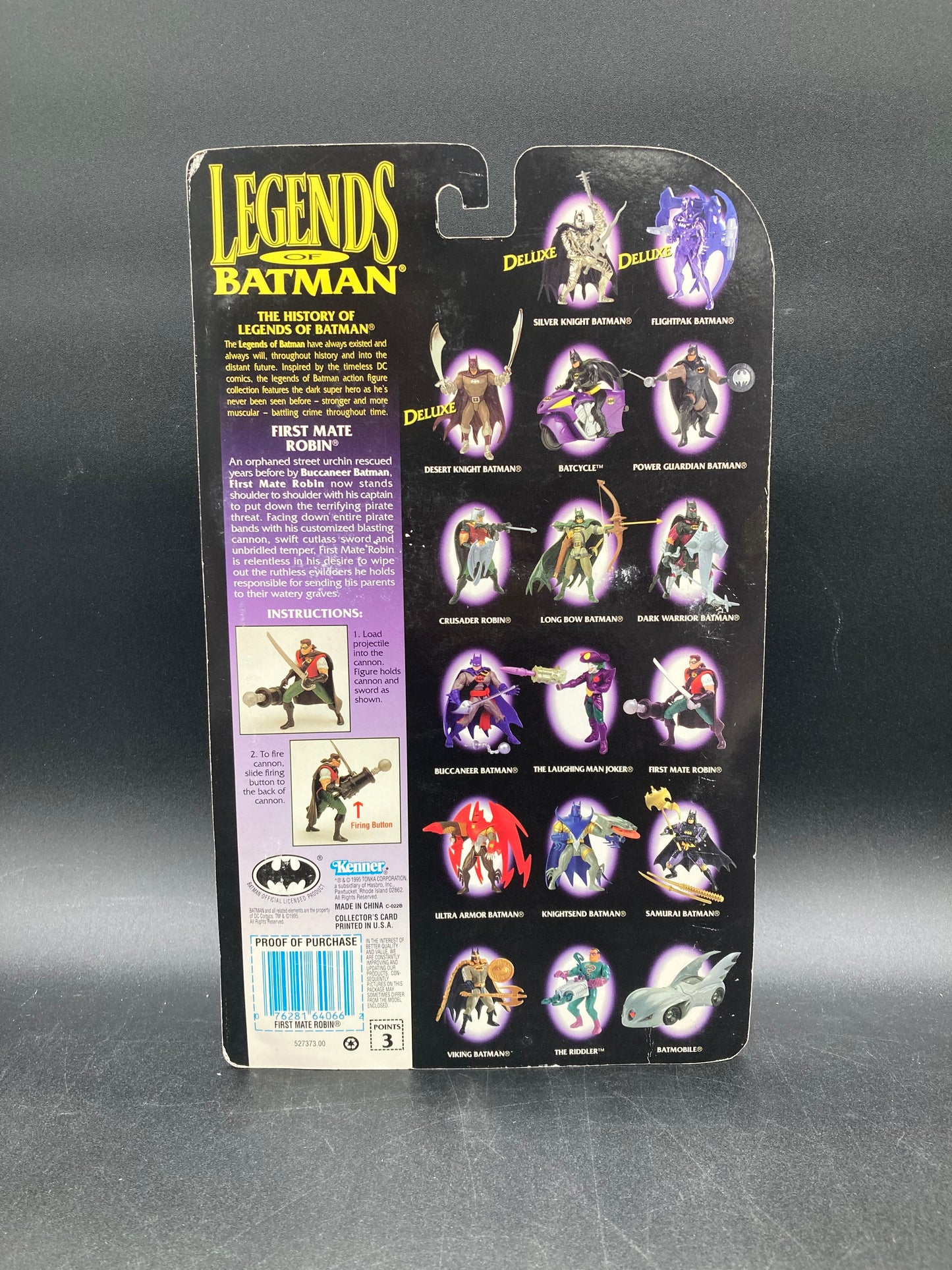 First Mate Robin Kenner Legends Of Batman Pirate Edition Figure 1995