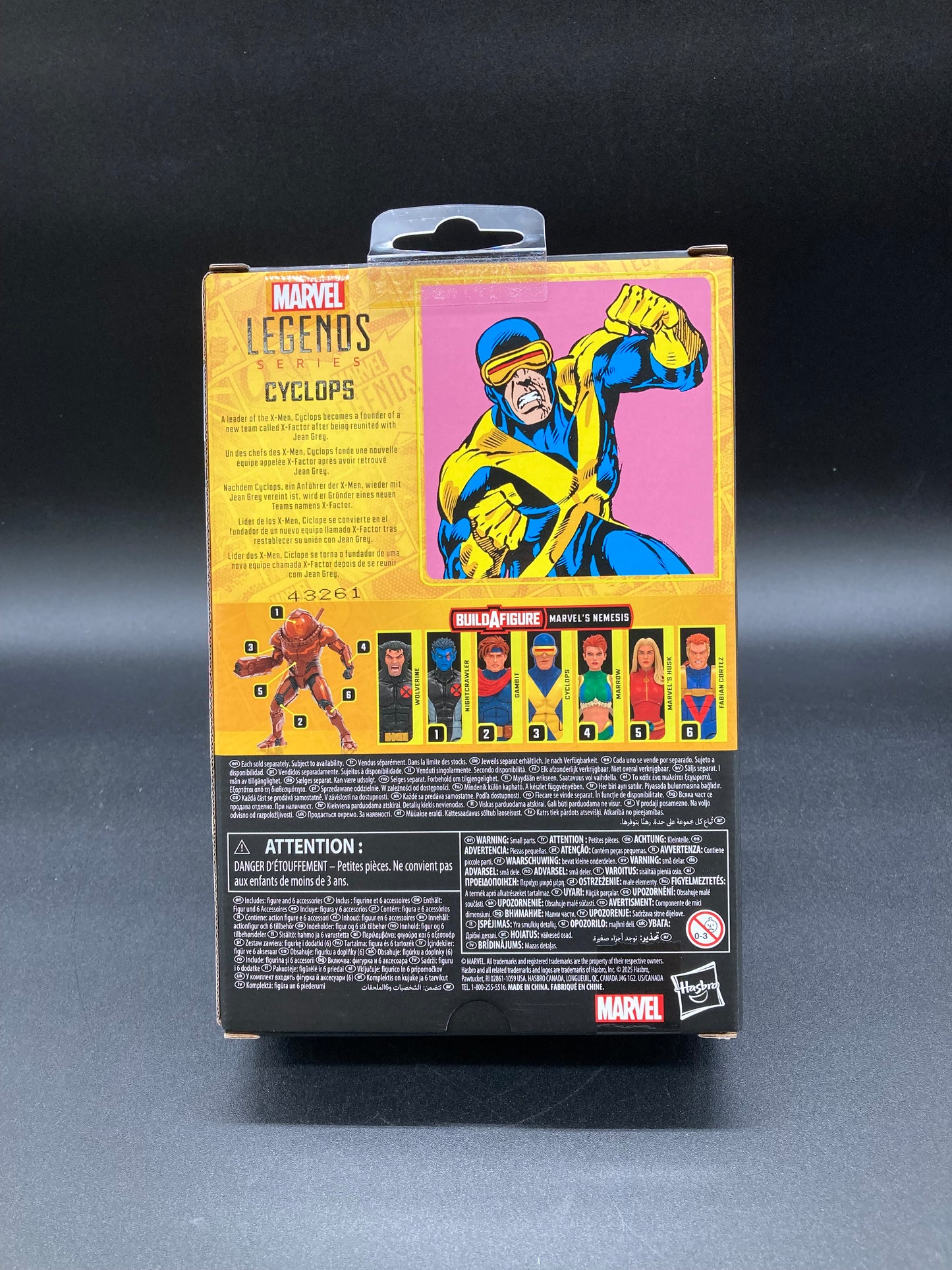 Cyclops Hasbro Marvel Legends X-Men Figure Nemesis BAF 2025