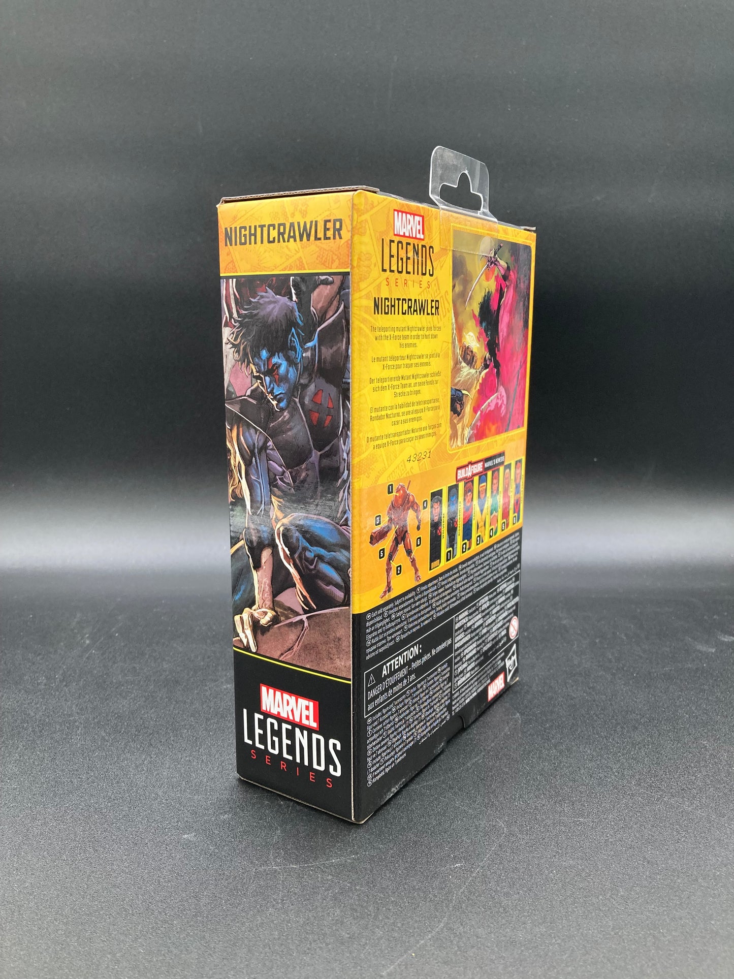 Nightcrawler Hasbro Marvel Legends X-Men/X-Force Figure Nemesis BAF 2025