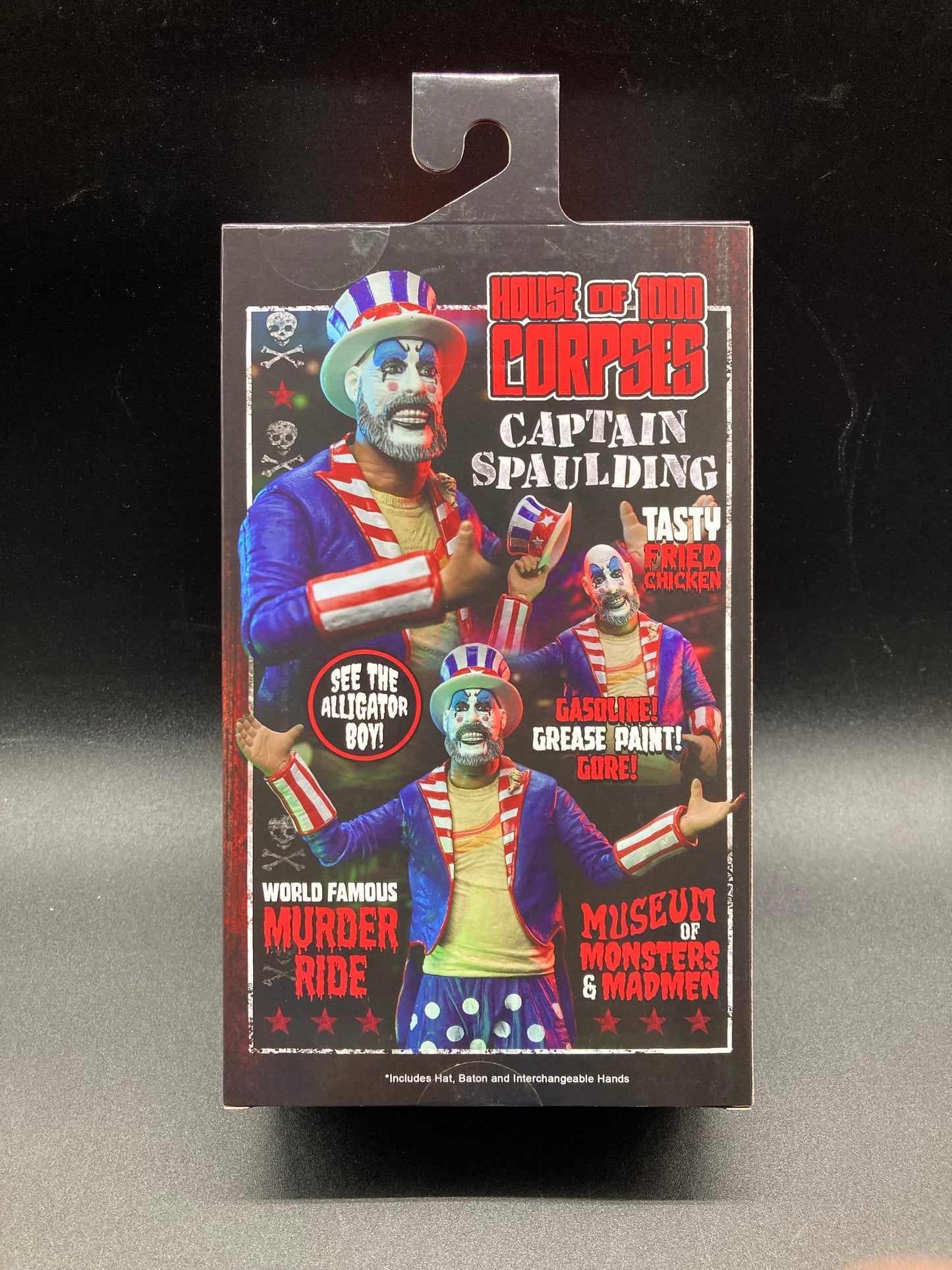 Captain Spaulding 20th Anniversary NECA House Of 1000 Corpses Action Figure 2023