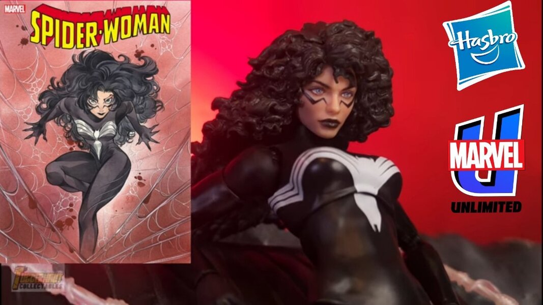 Symbiote Spider-Woman Hasbro Spider-Woman Marvel Legends Marvel Unlimited Exclusive Figure 2025