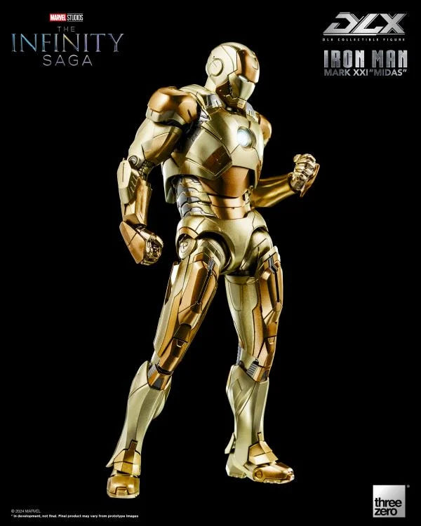Iron Man Mark XXI "Midas" 1/12 Scale Avengers: The Infinity Saga DLX Three Zero Action Figure