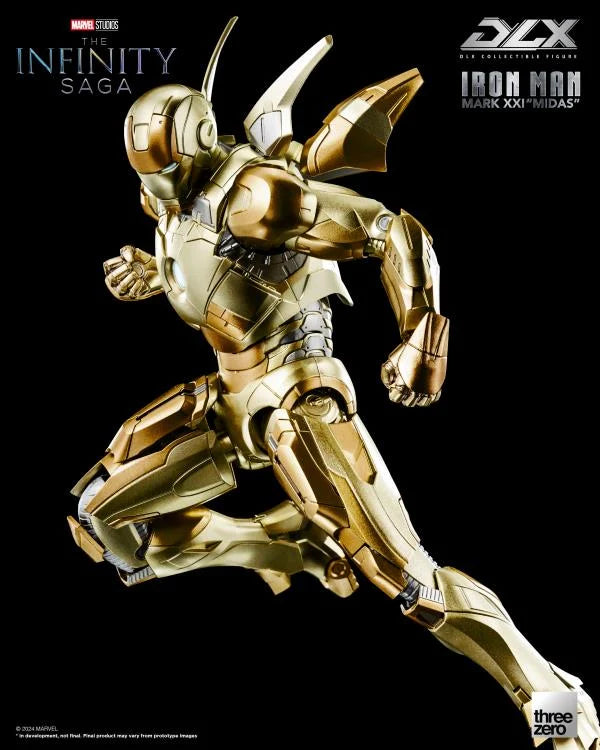 Iron Man Mark XXI "Midas" 1/12 Scale Avengers: The Infinity Saga DLX Three Zero Action Figure