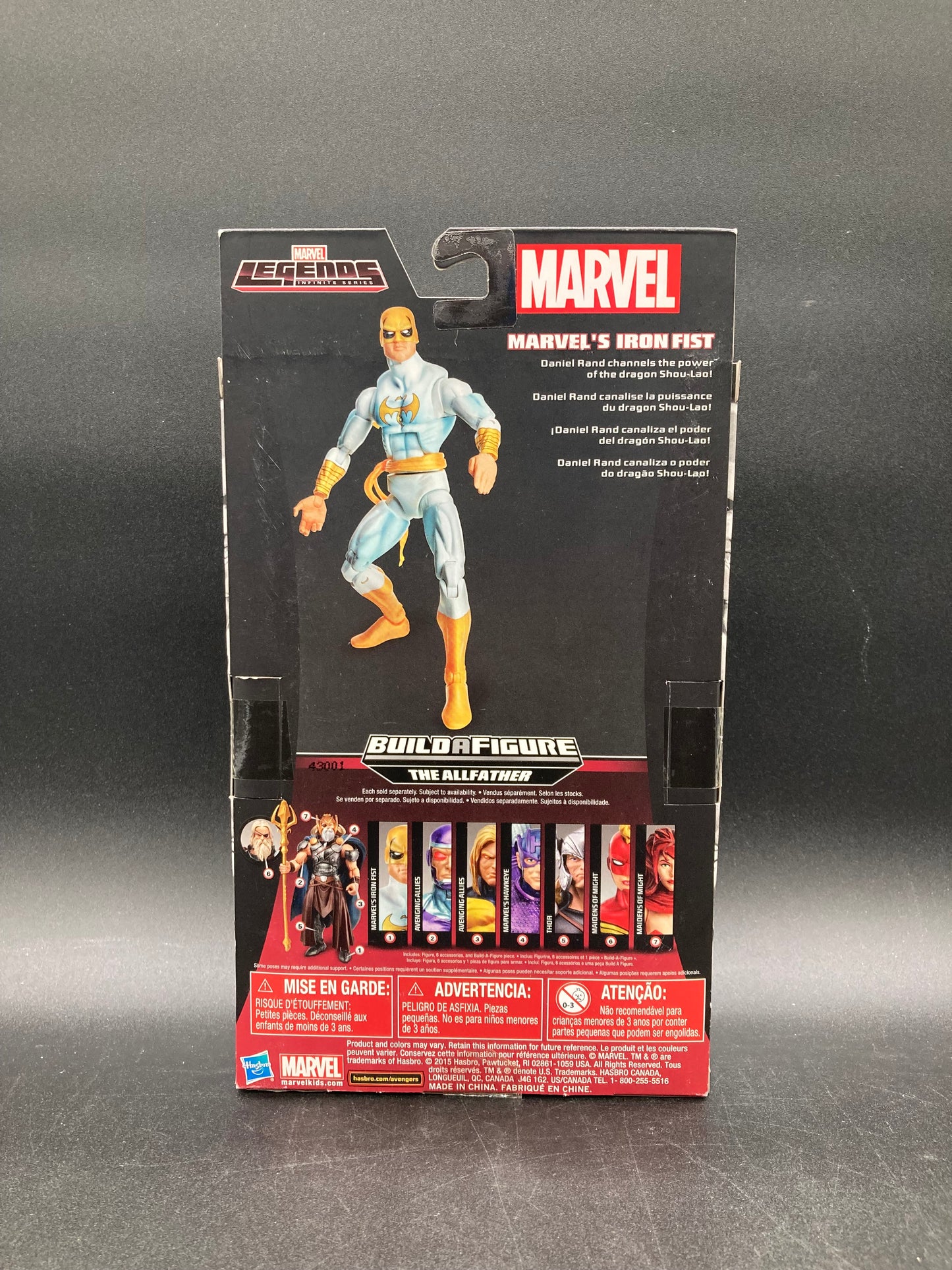 Iron Fist Hasbro Marvel Infinite Series Figure The AllFather BAF 2015