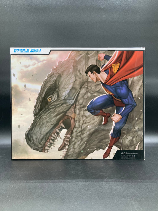 Superman VS Godzilla McFarlane DC Multiverse Justice League MonsterVerse Figure Set 2025
