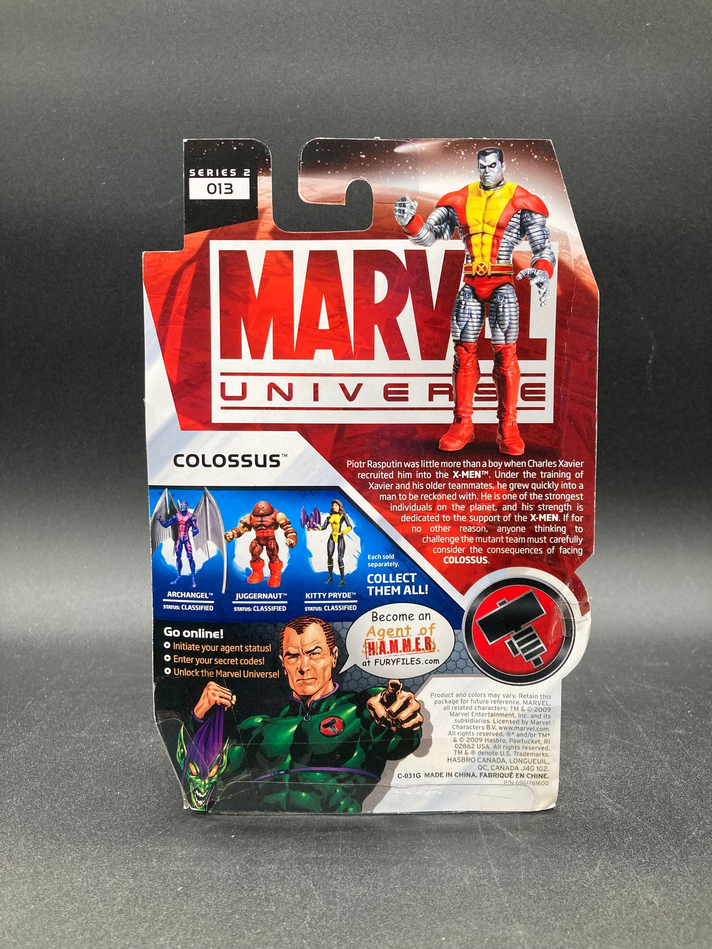 Colossus Marvel Universe 3.75 in. Action Figure Hasbro 2009
