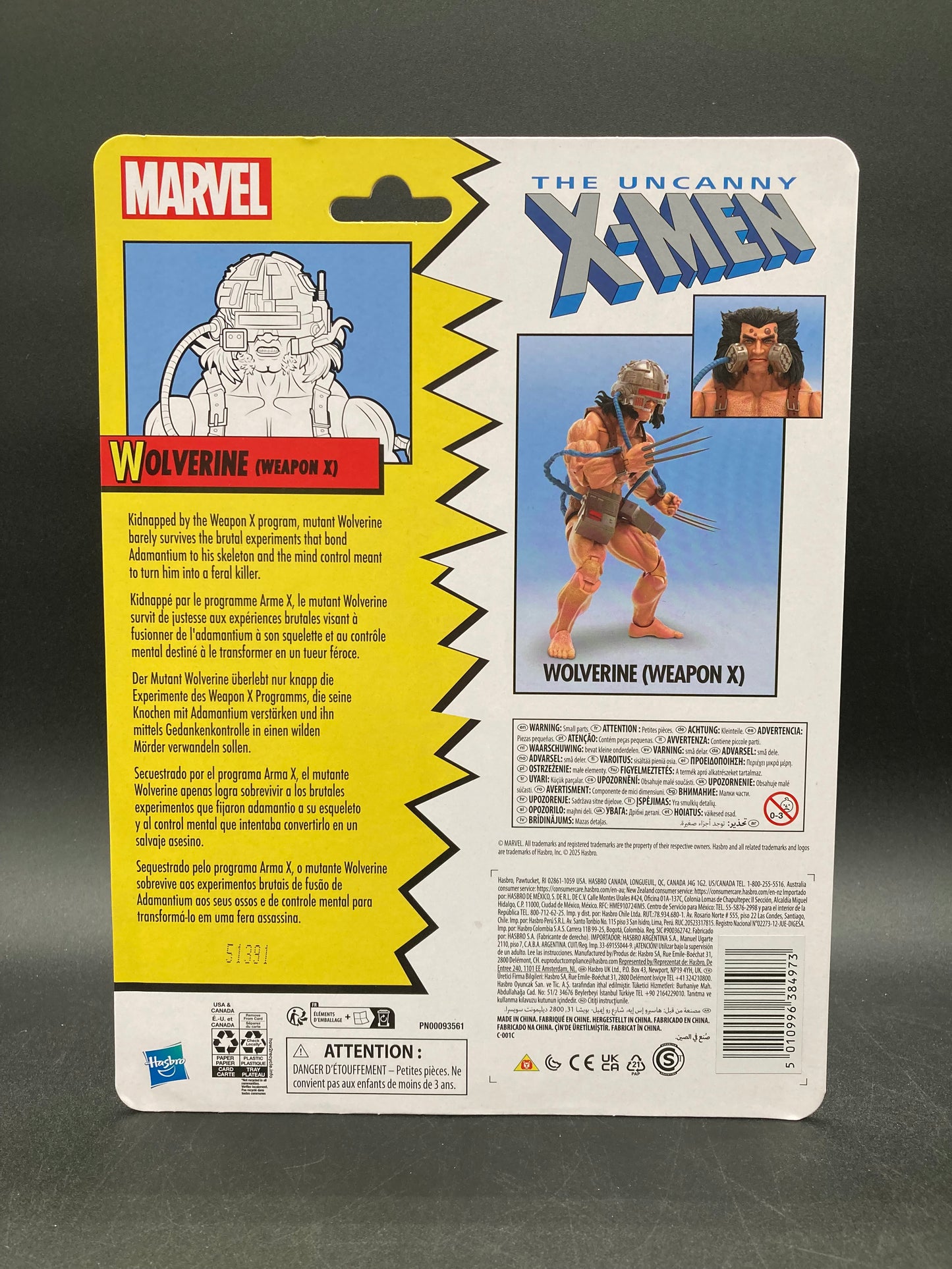 Weapon X Retro X-Men Marvel Legends (Target Exclusive) Action Figure Hasbro 2025
