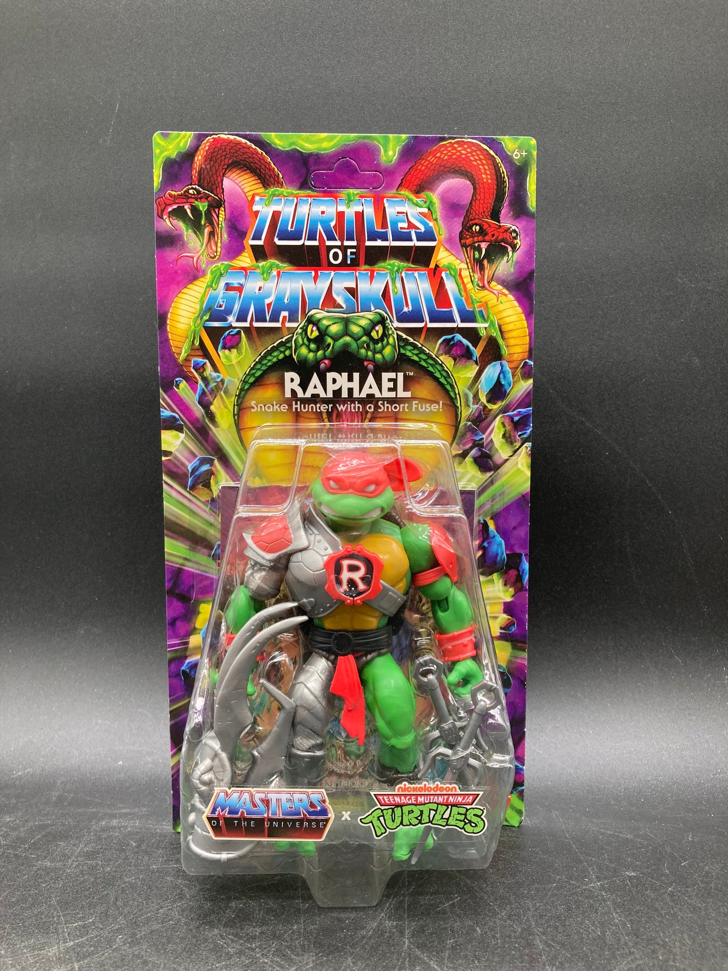 Raphael Mattel MOTU-TMNT Turtles Of Grayskull Figure 2024
