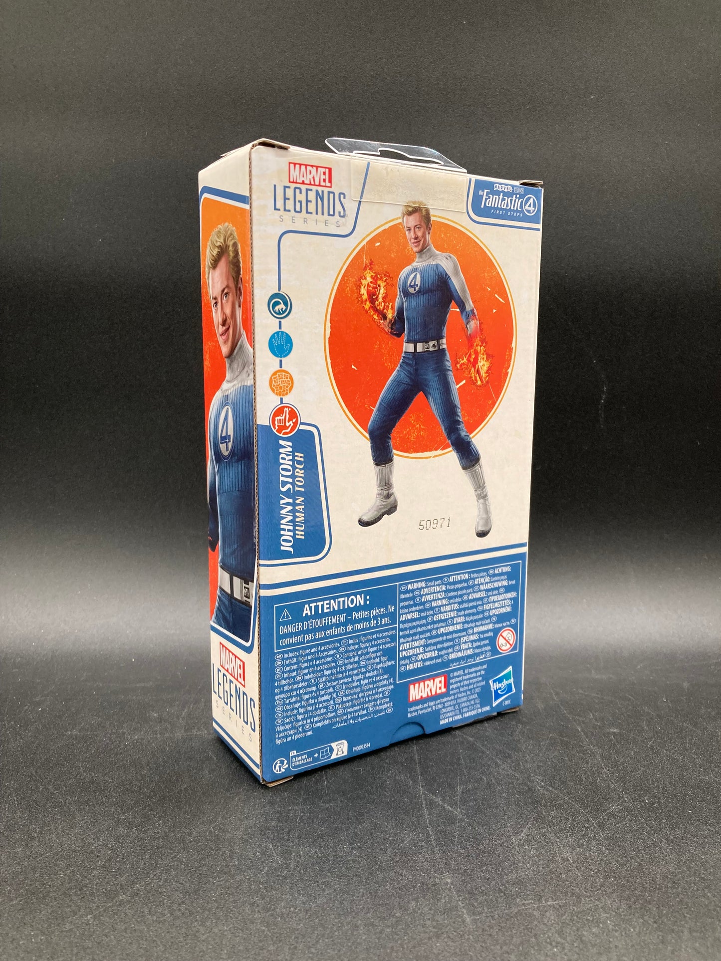 Johnny Storm Hasbro Marvel Legends Fantastic Four The First Steps Figure 2025