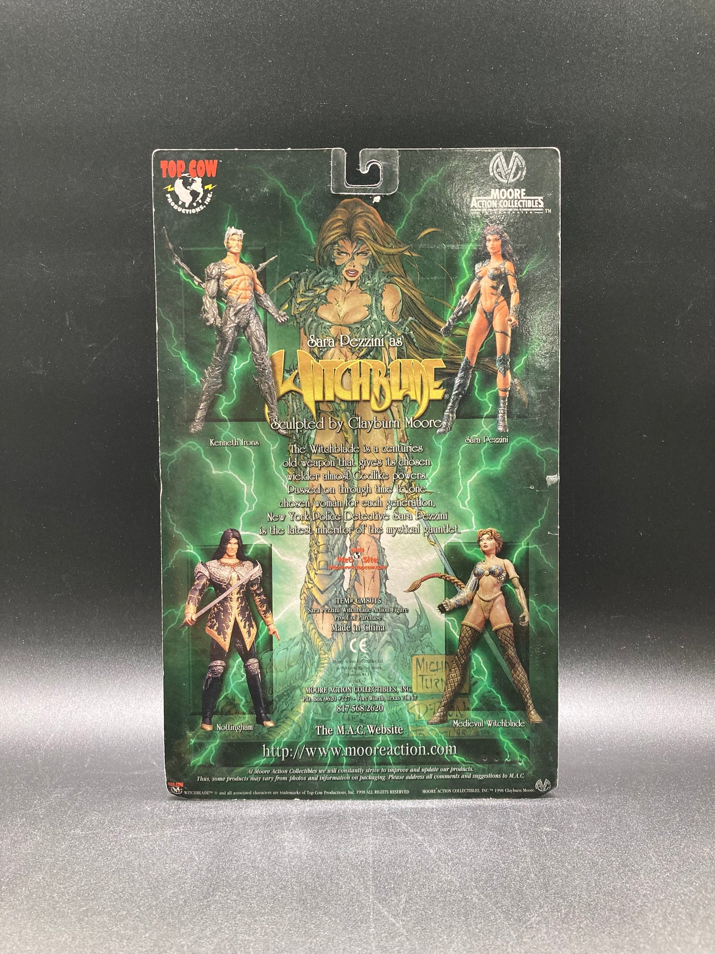 Obsidian Witchblade Moore Action Collectibles Light-Up Figure 1998