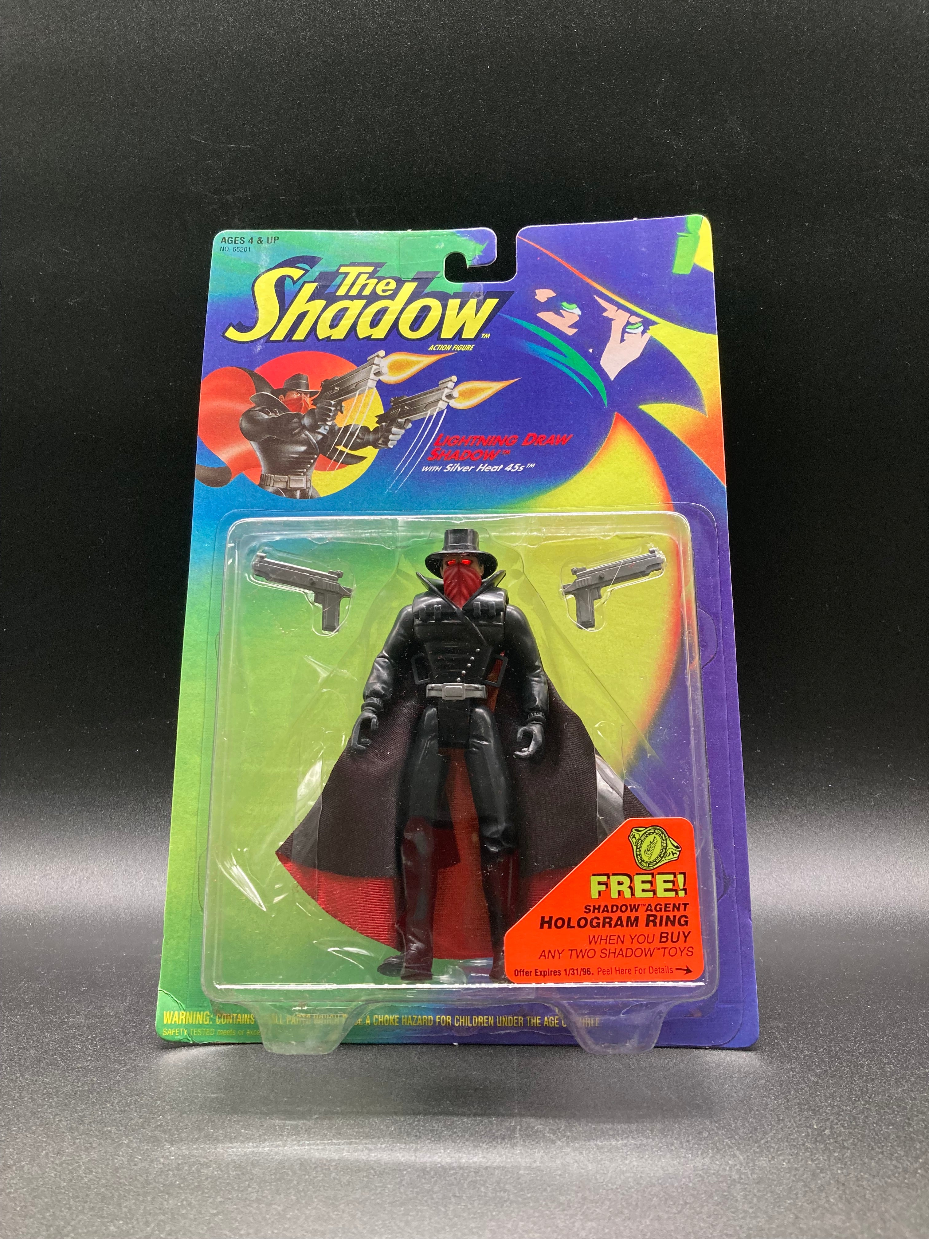 "The Shadow" (Lightning Draw) The Shadow Action Figure Kenner 1994