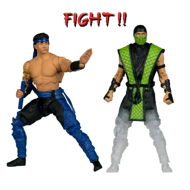 Lui Kang VS Reptile McFarlane Mortal Kombat Klassic Battle:3 Figure Set 2025