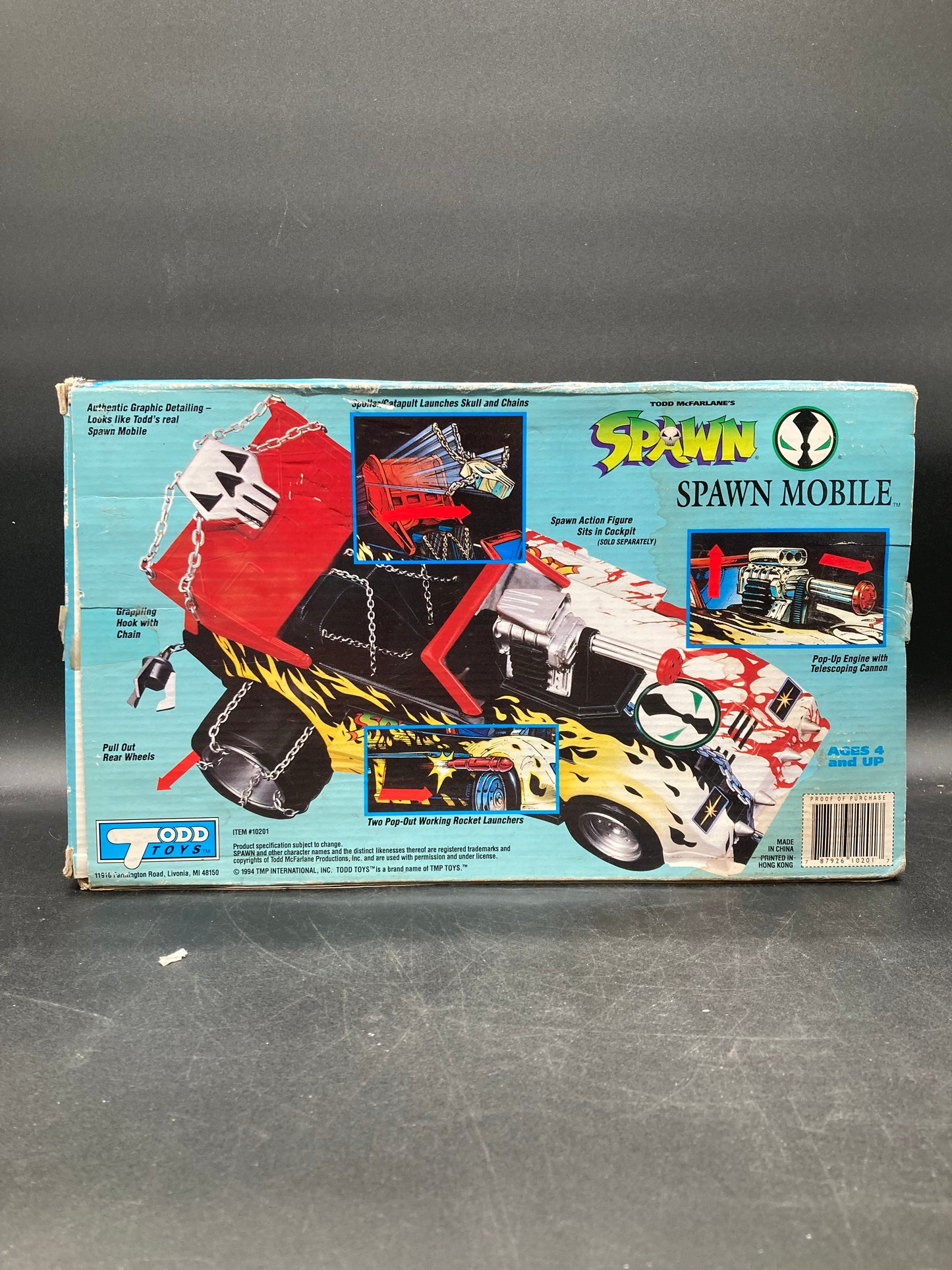 Spawn Mobile McFarlane Toys Figure Playset 1994 (Opened)