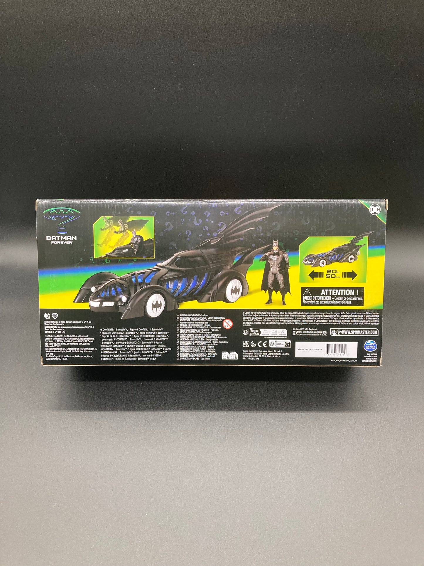 Batmobile Spin master Batman Forever 2024