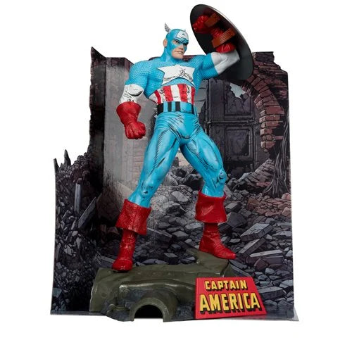Captain America 1:6 McFarlane Marvel Posed Figure Scene The Amazing Spider-Man Issue# 323